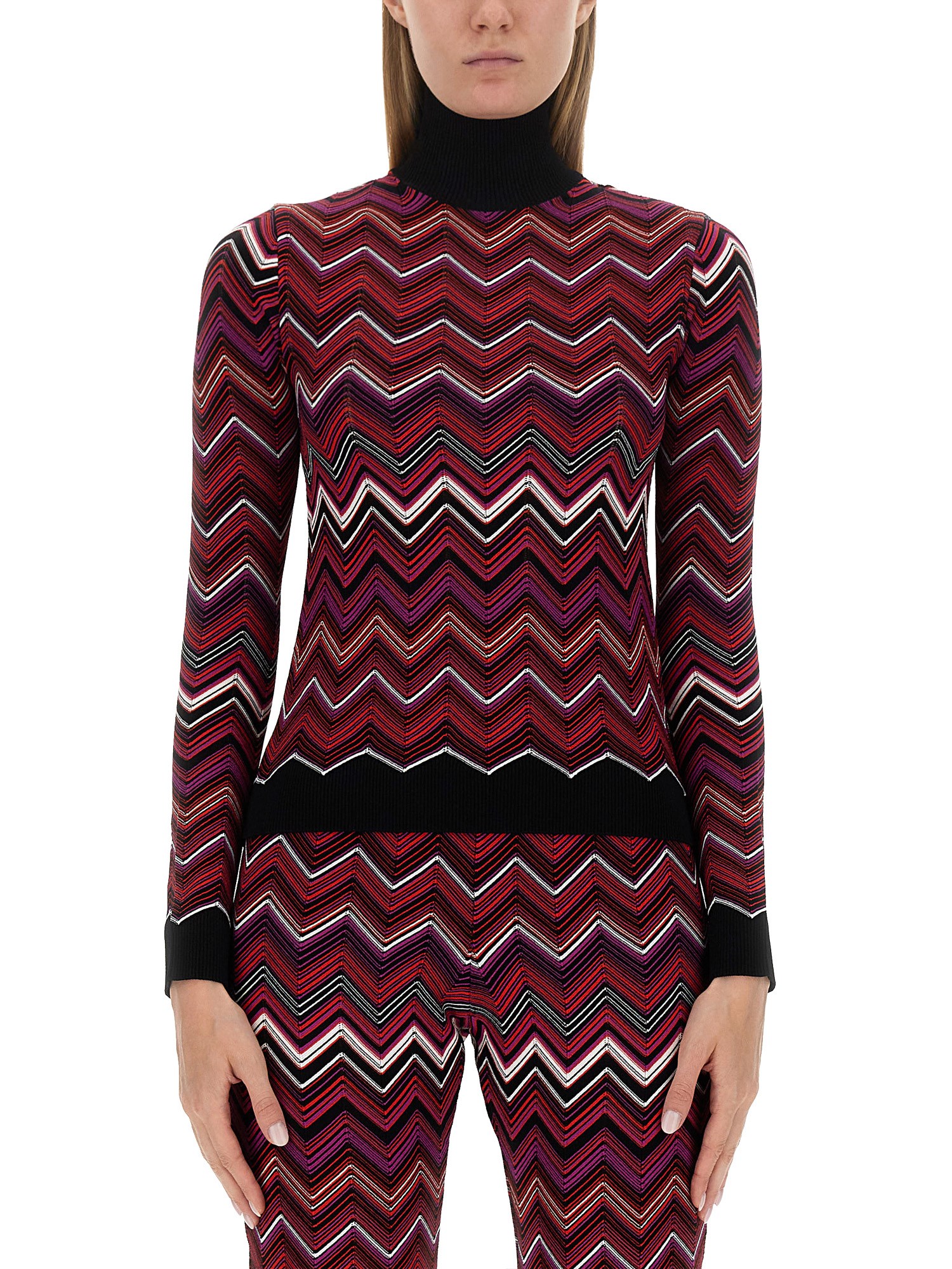 Missoni missoni chevron knit