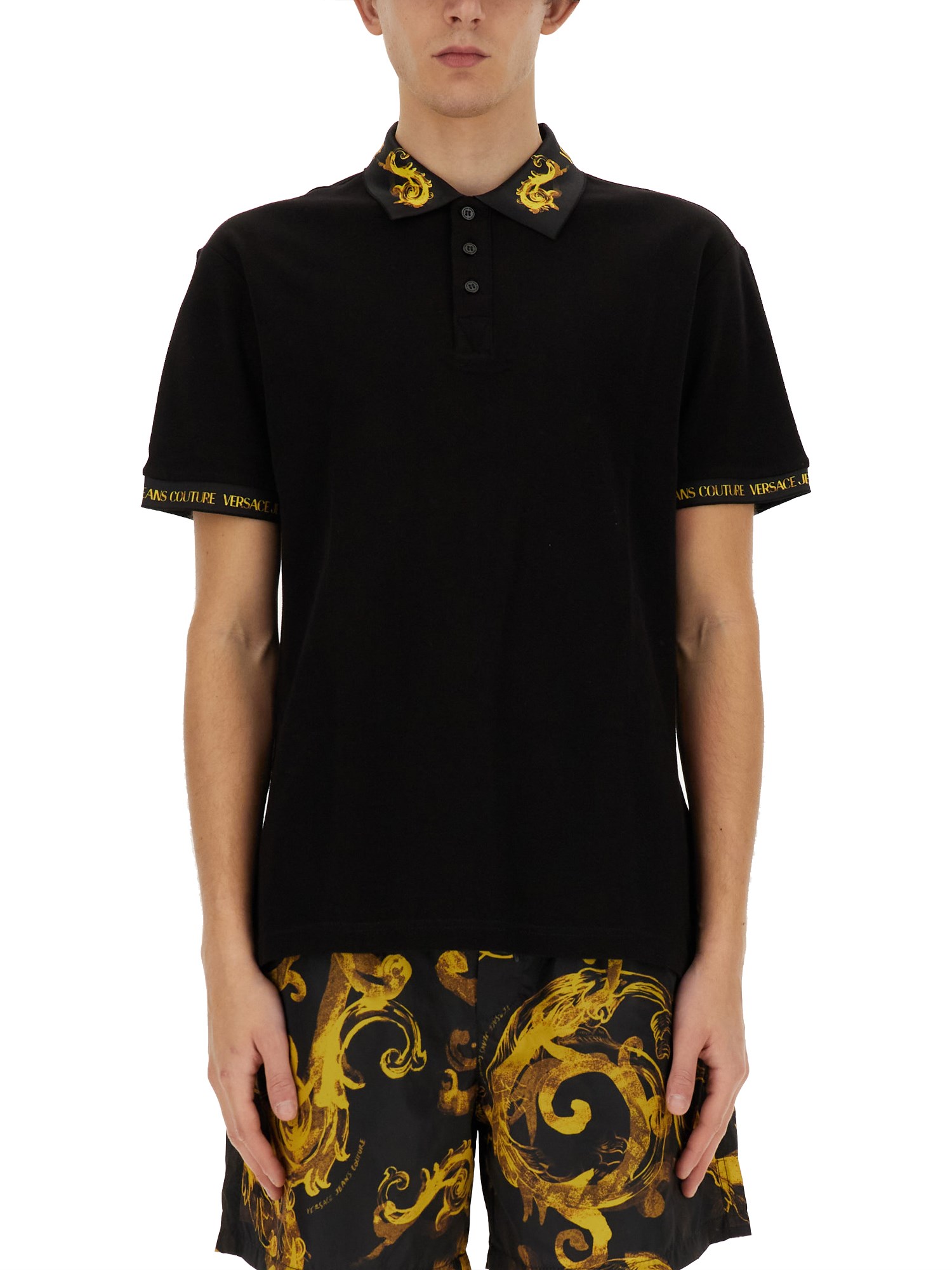 Versace Jeans Couture versace jeans couture polo with logo