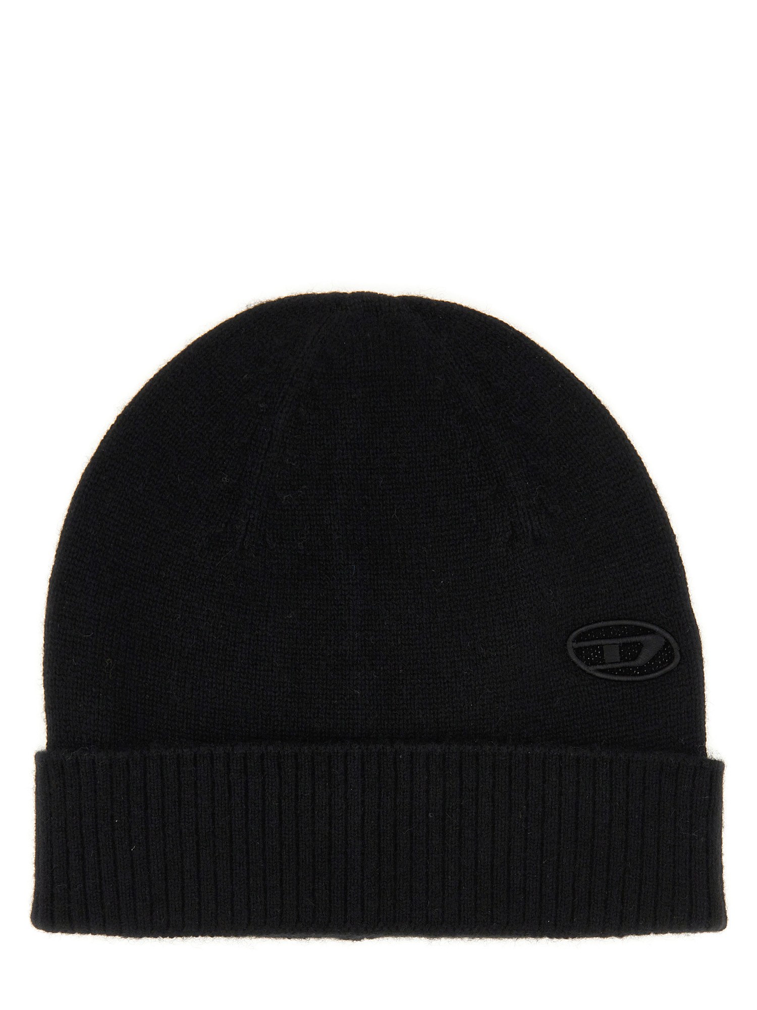 Diesel diesel beanie hat with logo