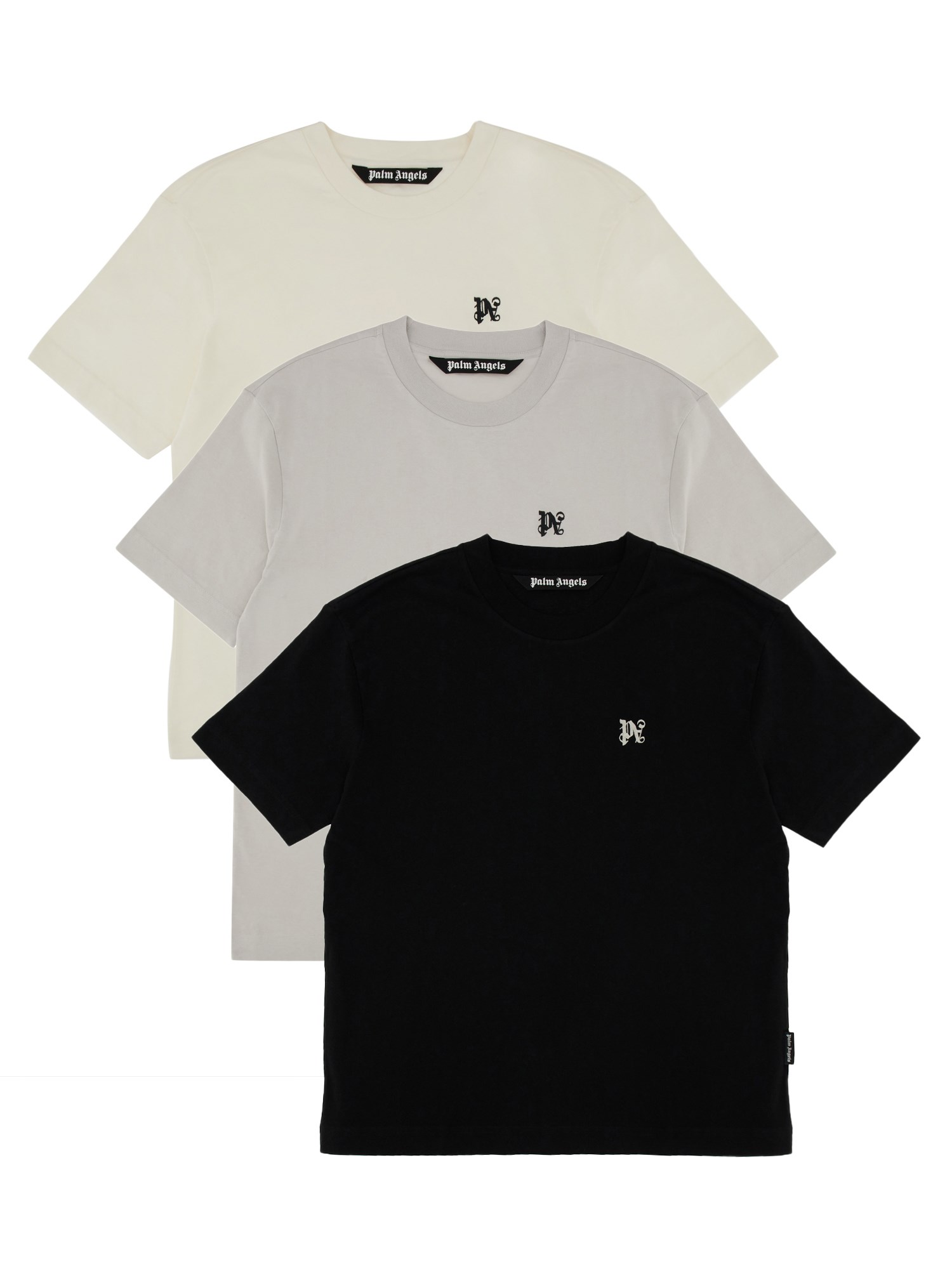 PALM ANGELS palm angels pack of three t-shirts