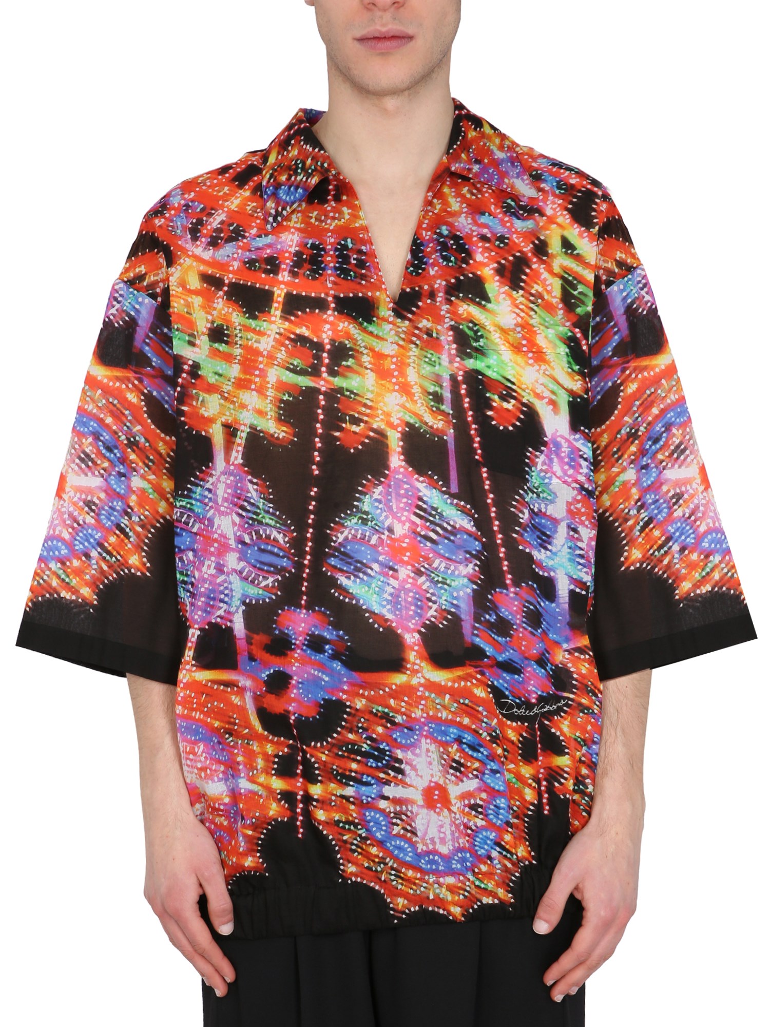 Dolce & Gabbana dolce & gabbana hawaii luminary print shirt