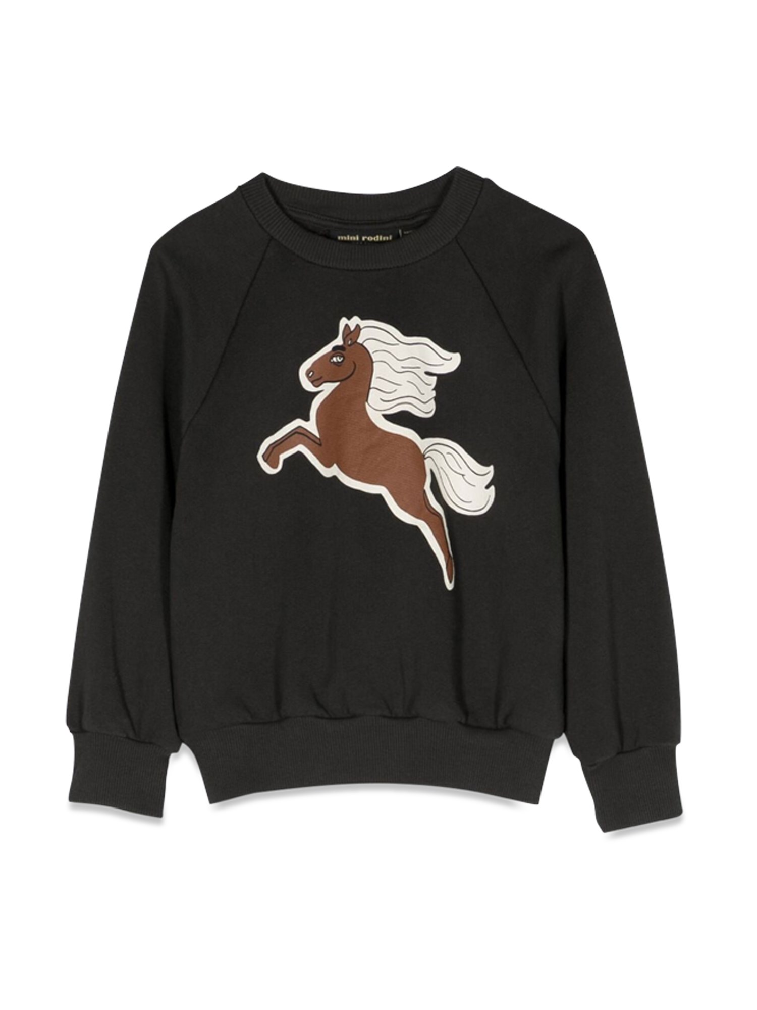 Mini Rodini mini rodini horses crewneck sweatshirt