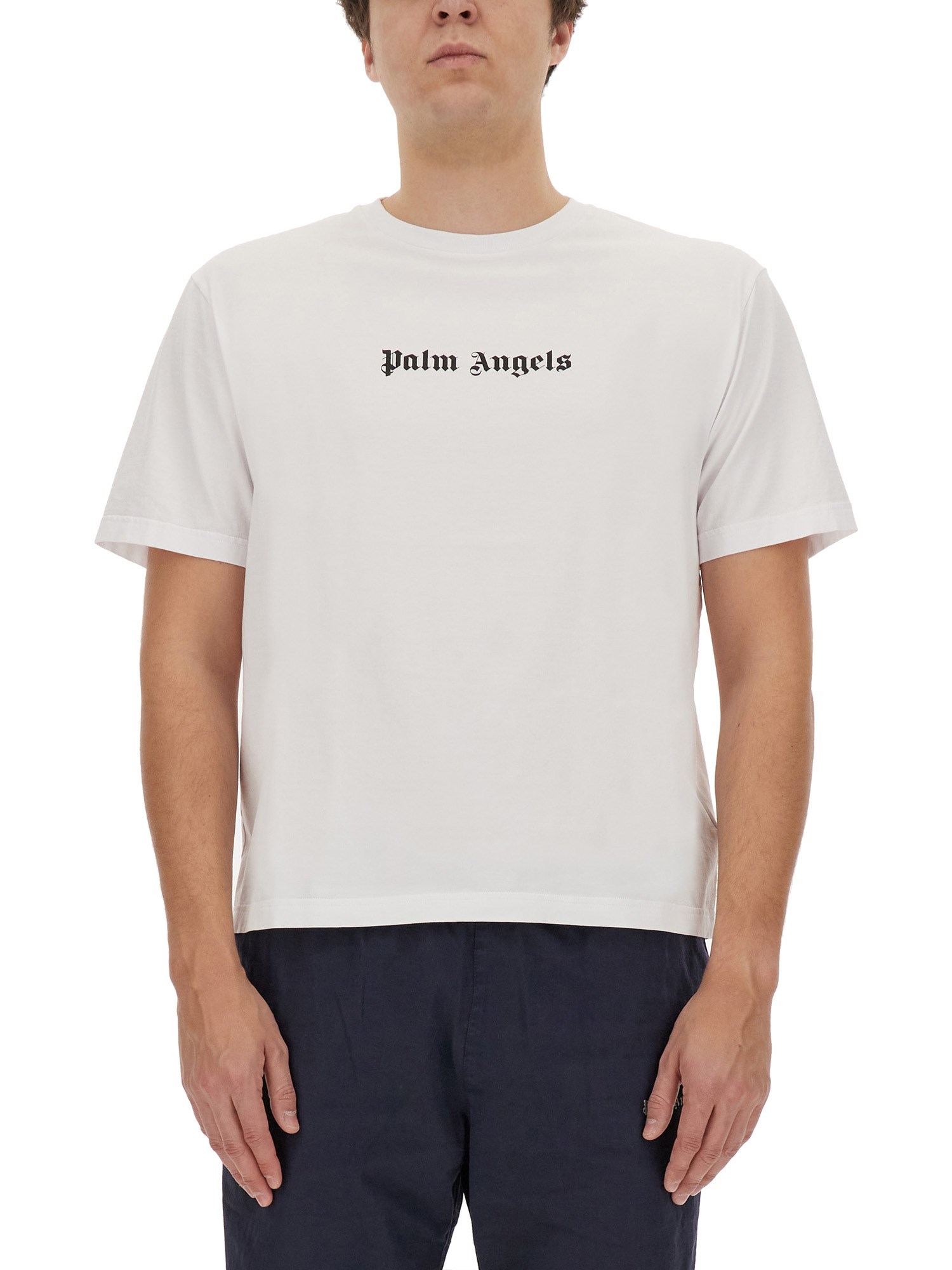 PALM ANGELS palm angels t-shirt with logo