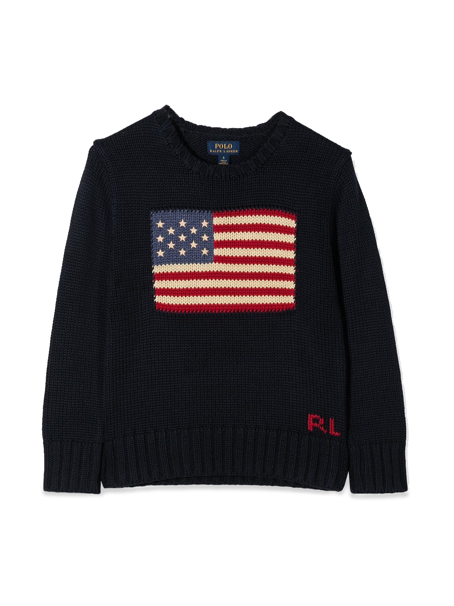 Polo Ralph Lauren polo ralph lauren flag cotton crewneck sweater