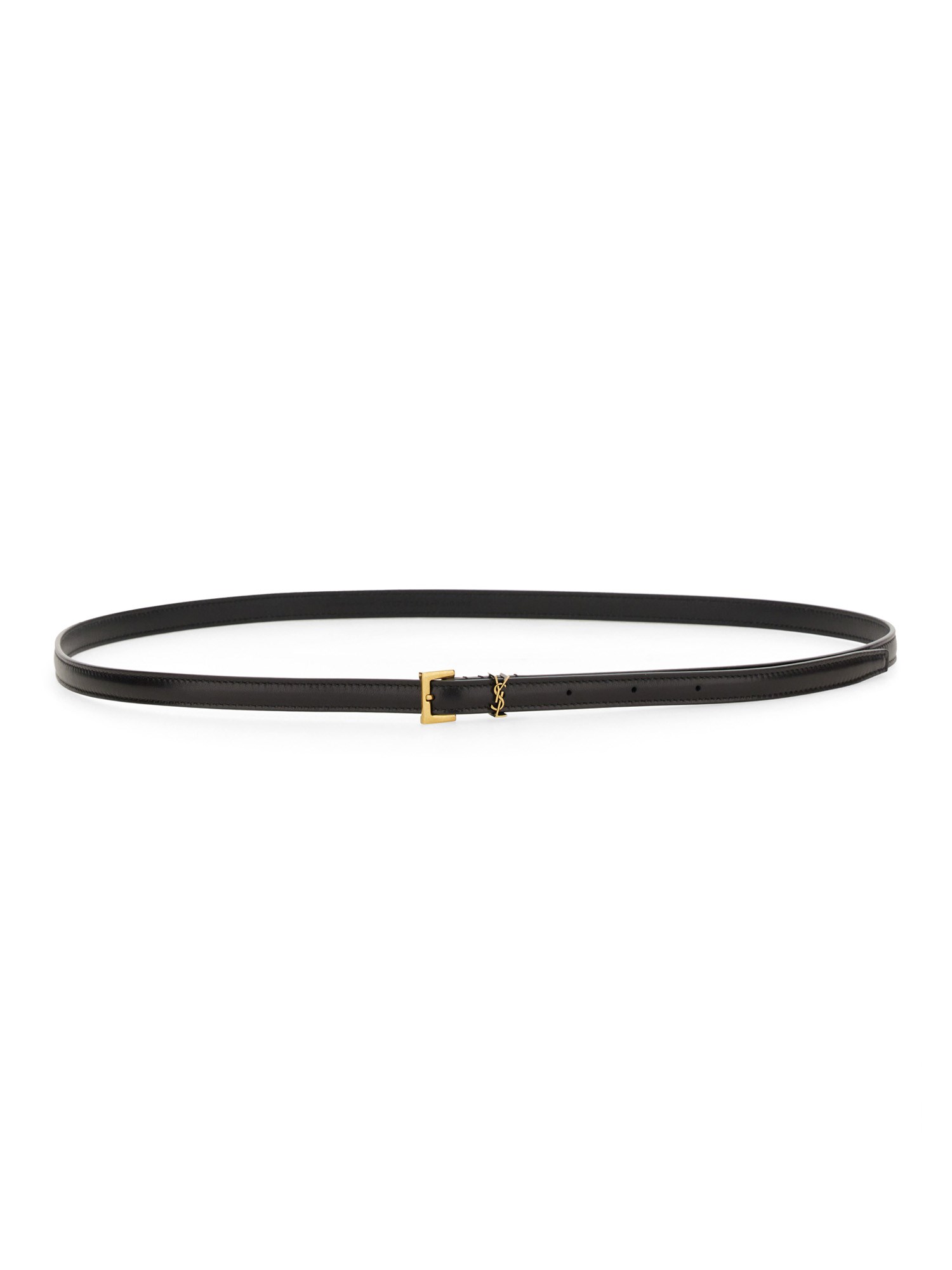 Saint Laurent saint laurent extra thin cassandre belt