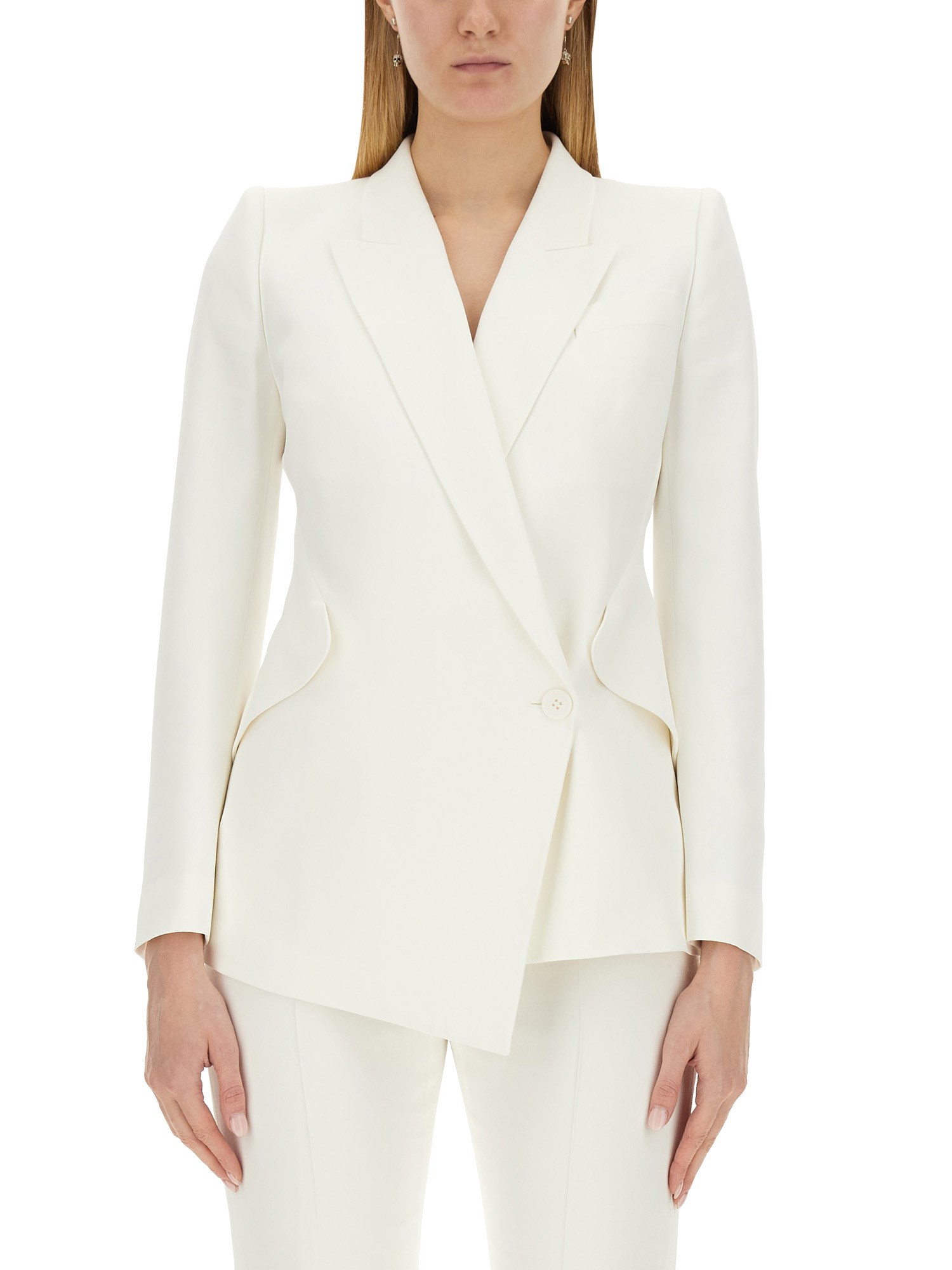 Alexander McQueen alexander mcqueen jacket with asymmetrical hem