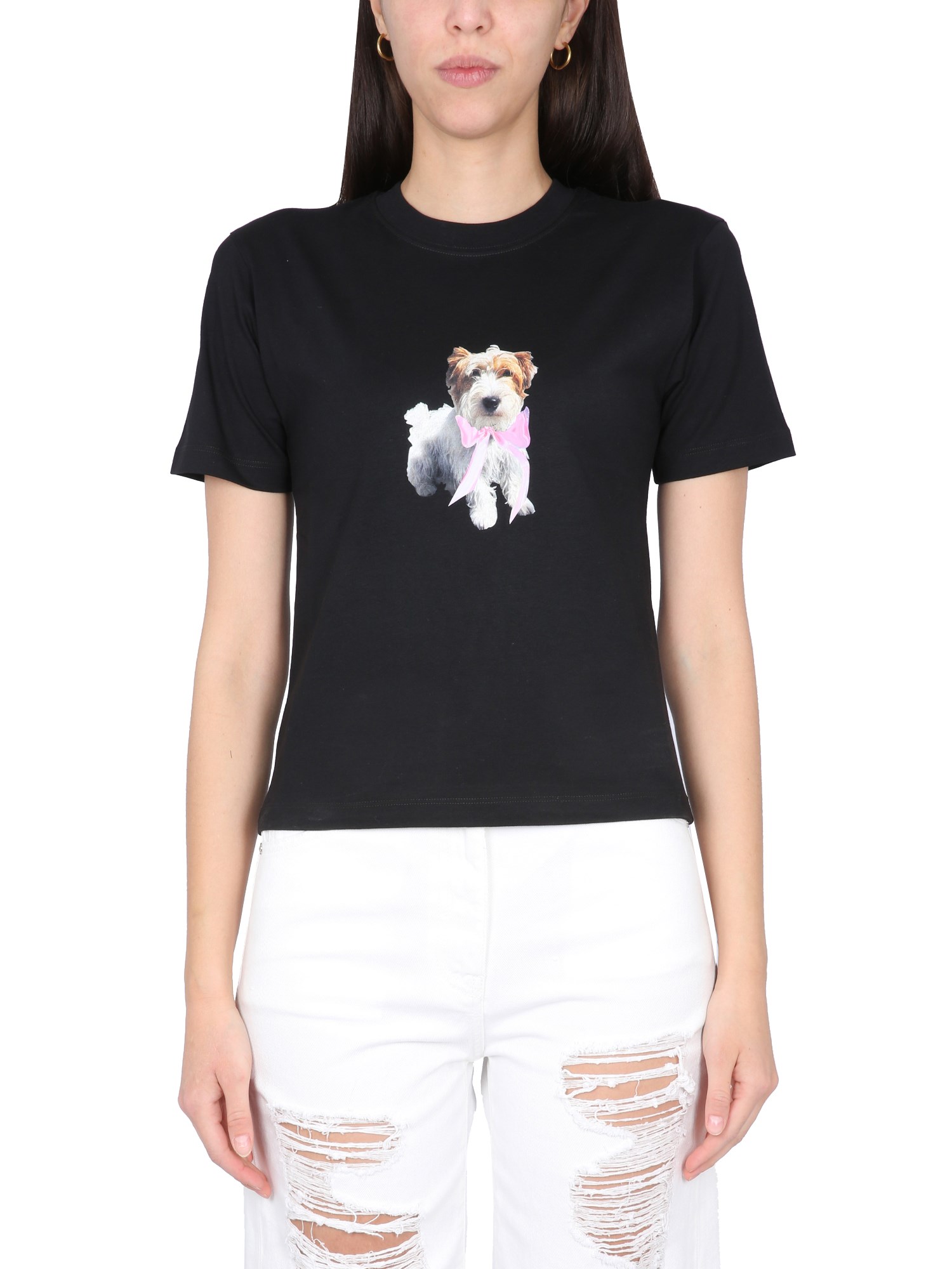 Msgm msgm logo print t-shirt