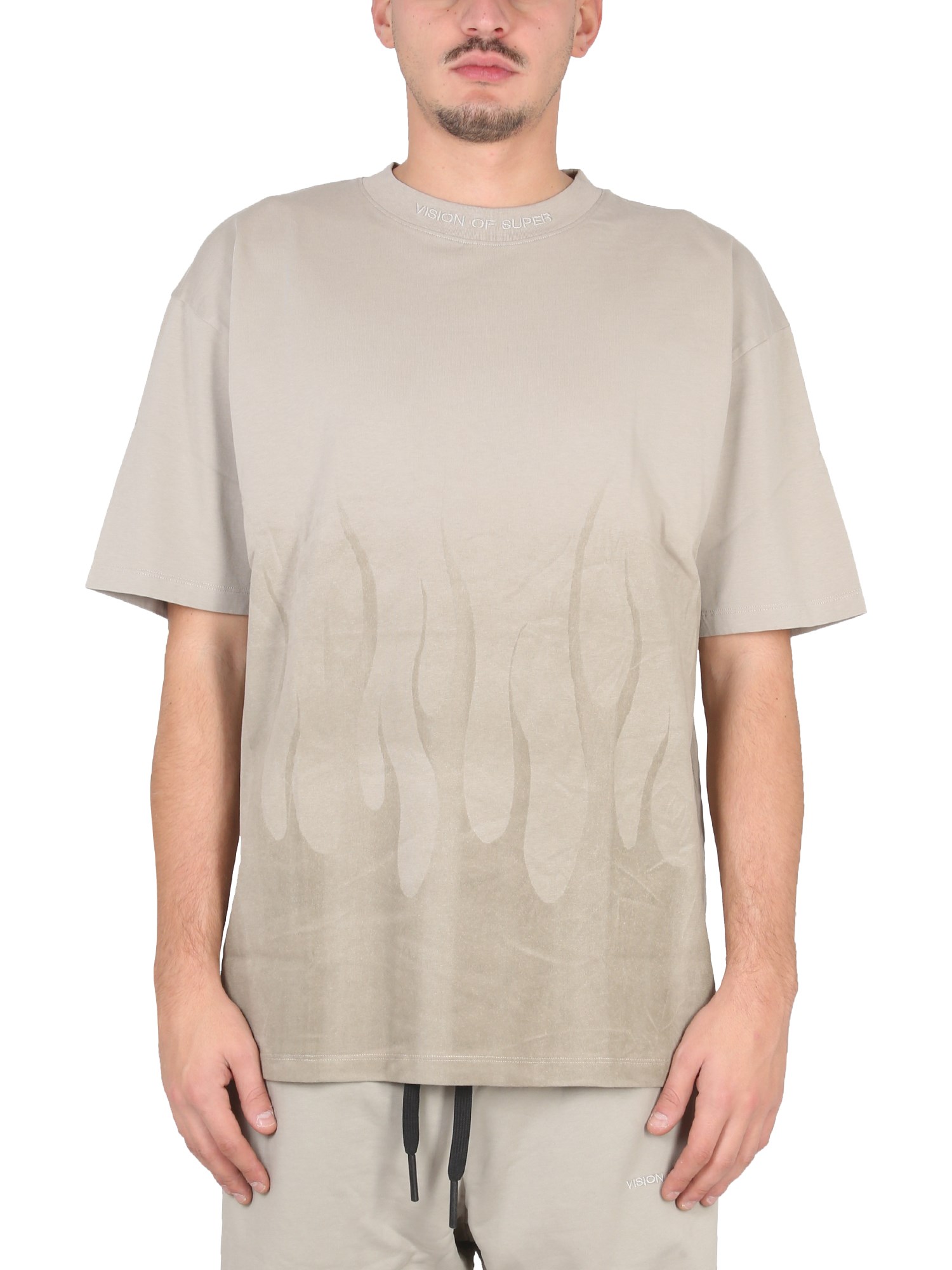 Vision Of Super vision of super t-shirt corrosive flames