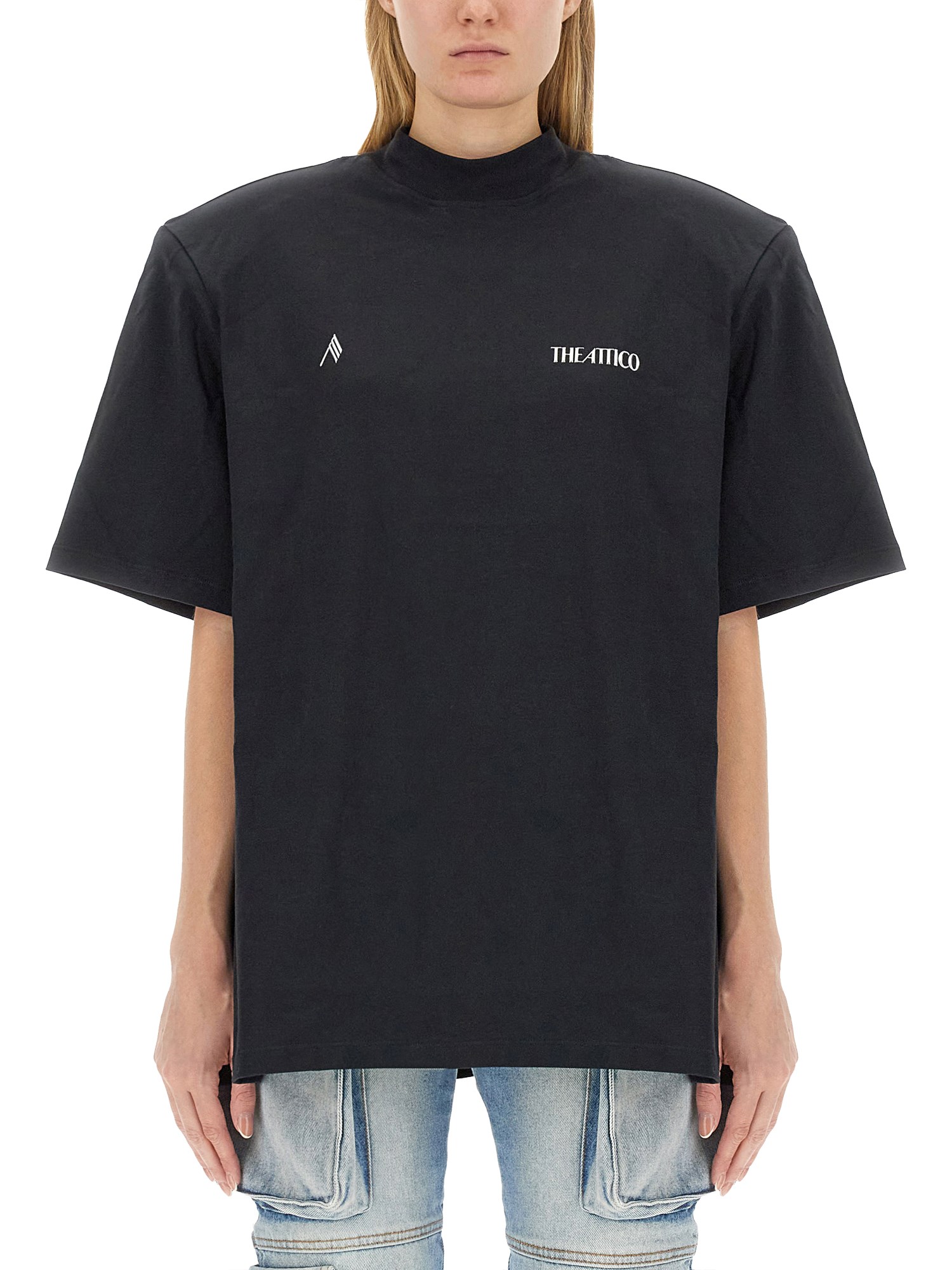 The Attico the attico t-shirt with logo