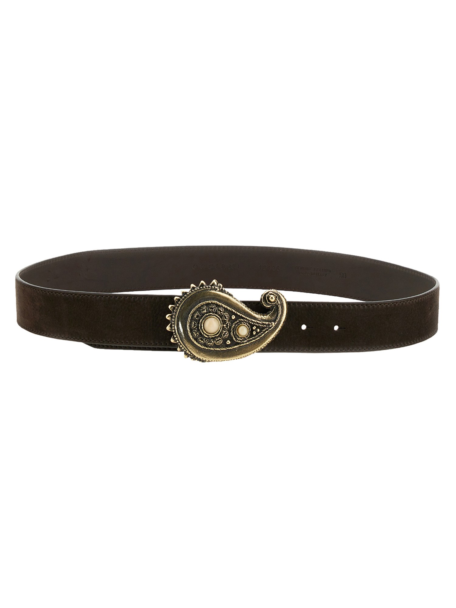 Orciani orciani nubuck "nabucco" belt