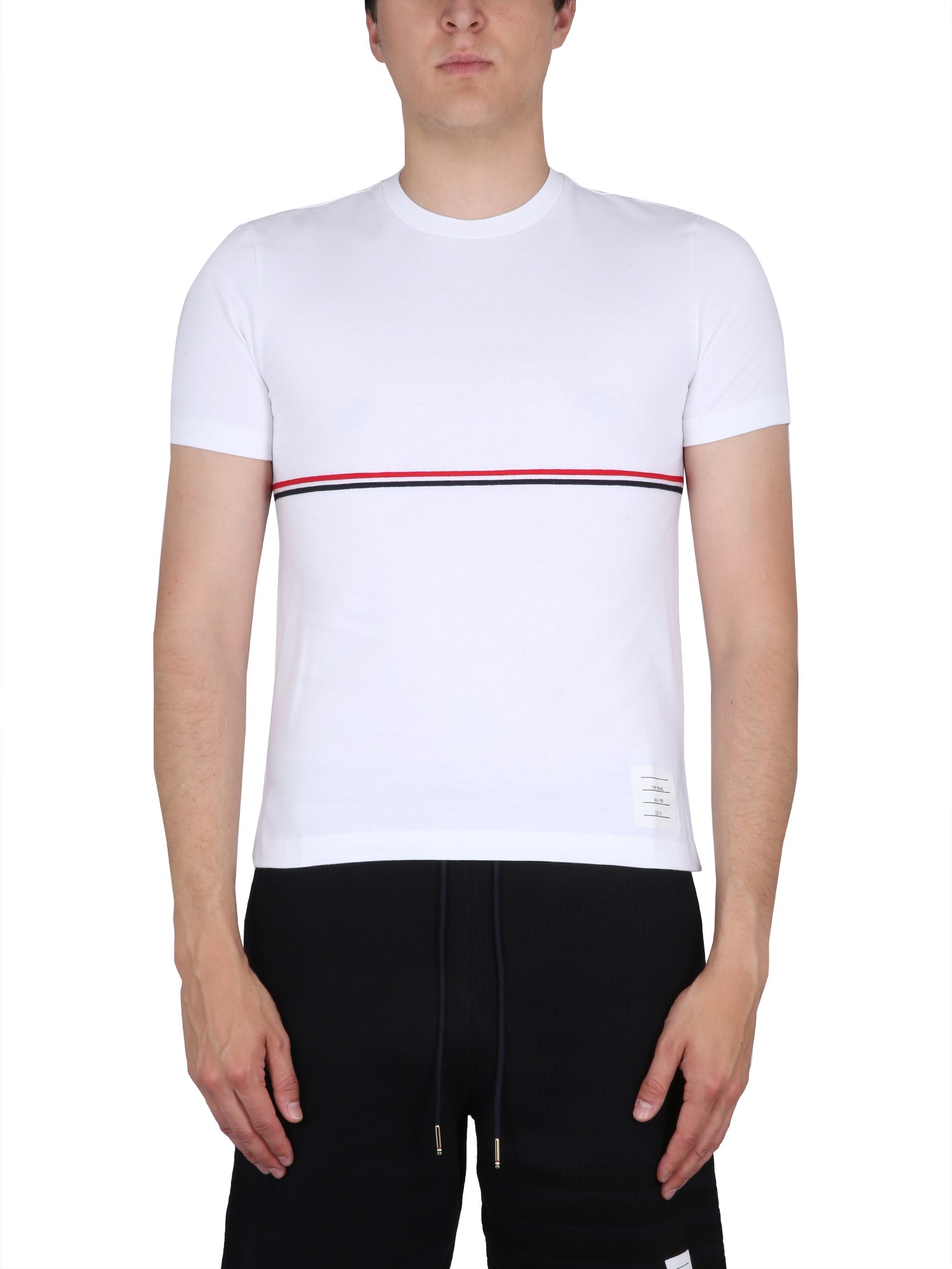 Thom Browne thom browne rwb stripe t-shirt