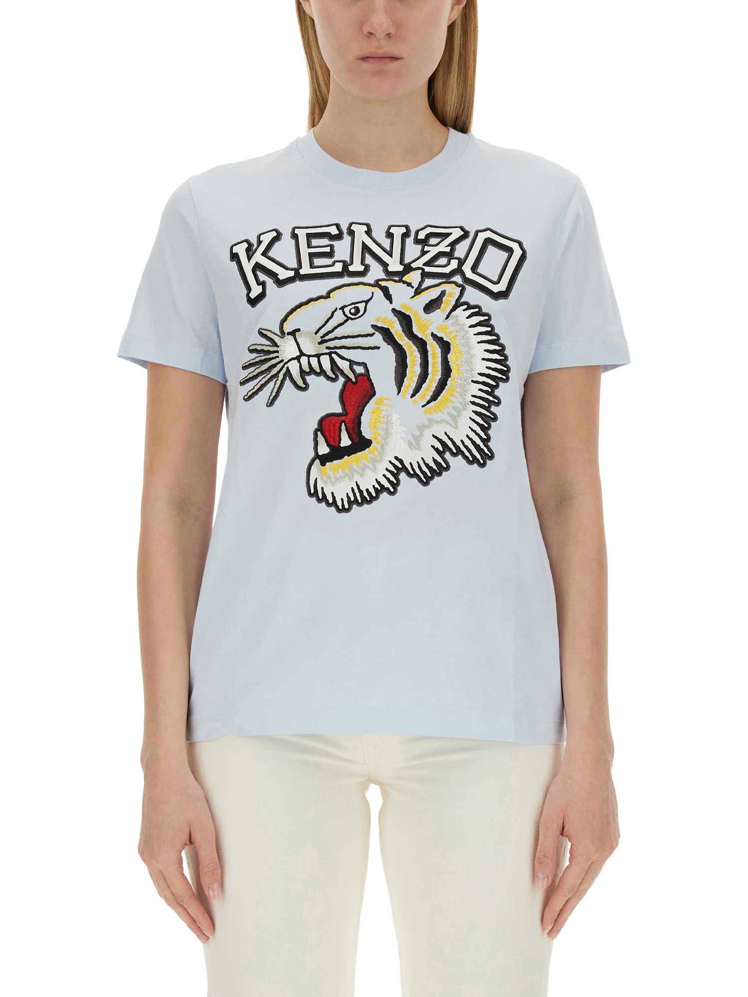 Kenzo kenzo t-shirt with tiger embroidery