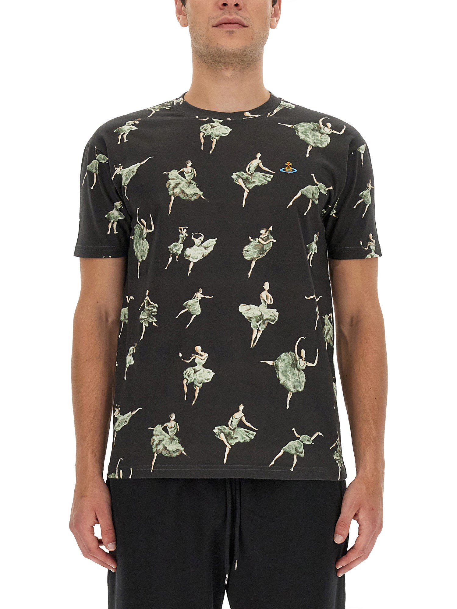 Vivienne Westwood vivienne westwood t-shirt with orb embroidery