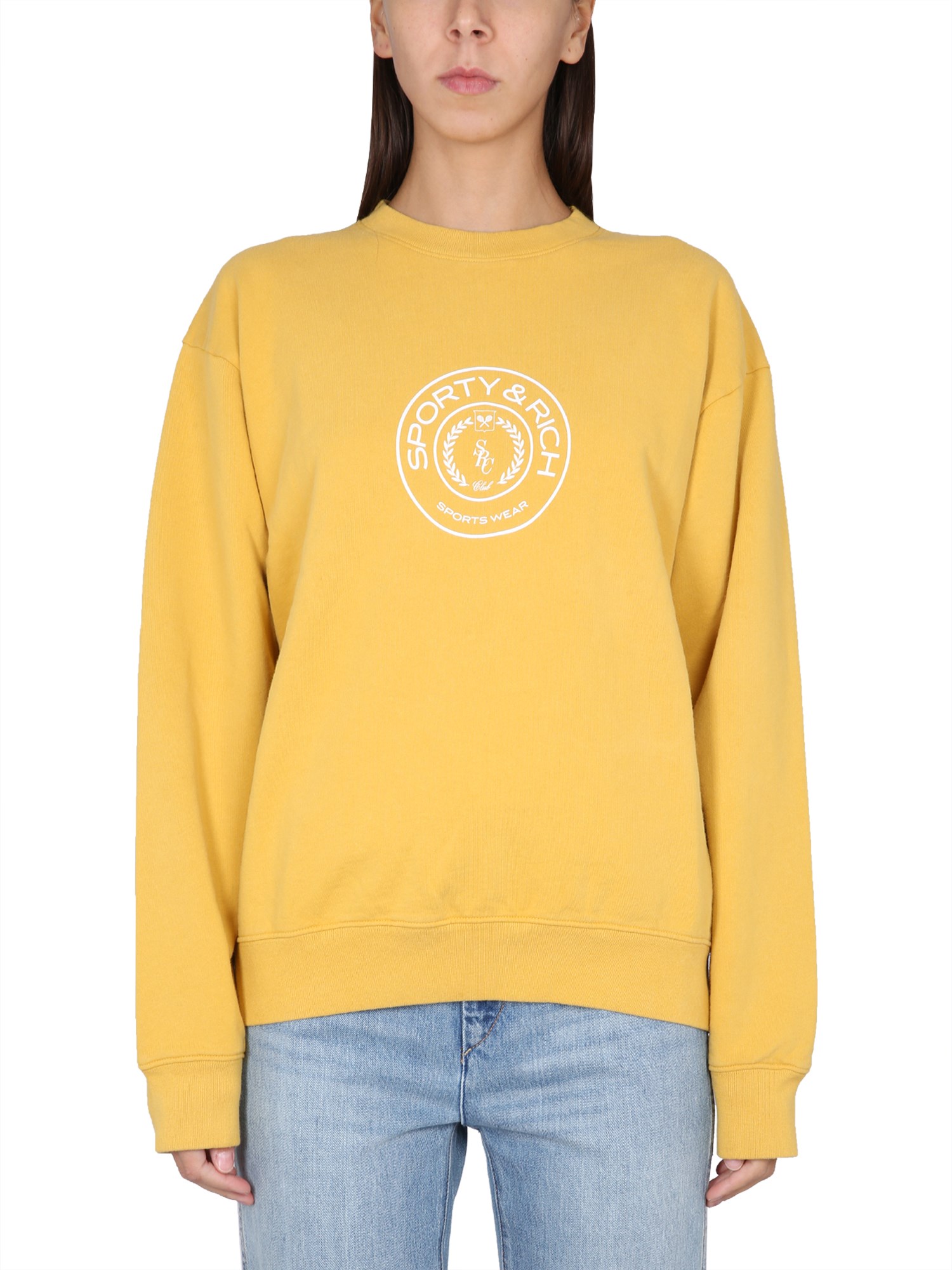 Sporty & Rich sporty & rich sweatshirt with logo