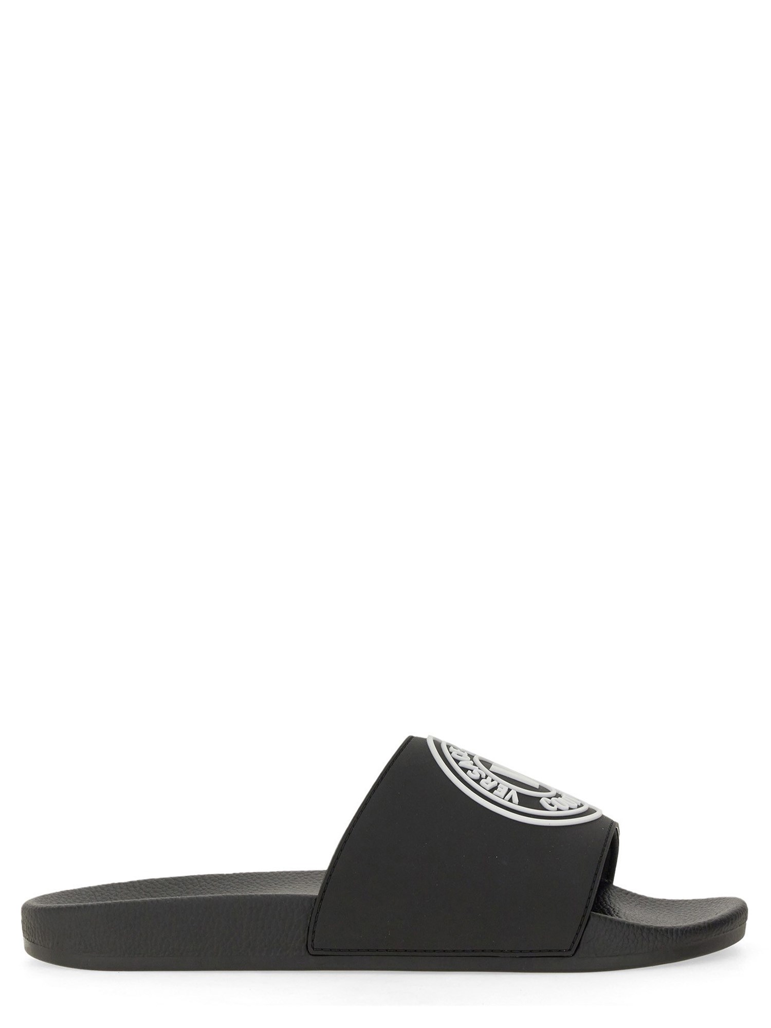 Versace Jeans Couture versace jeans couture slide sandal with logo