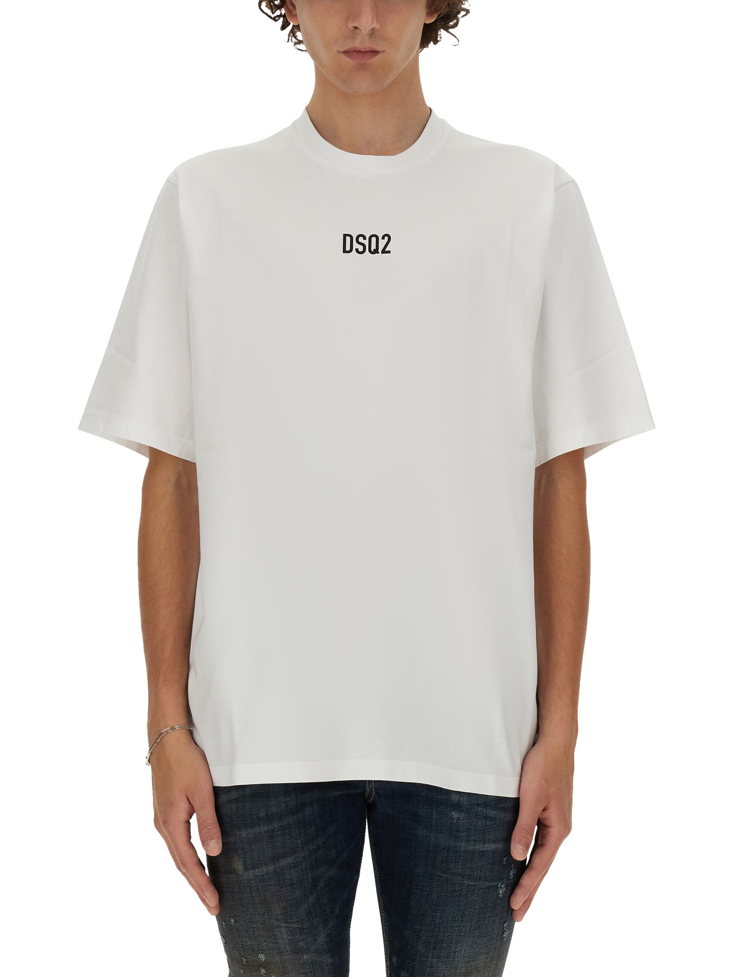 dsquared dsquared "dsq2" loose fit t-shirt