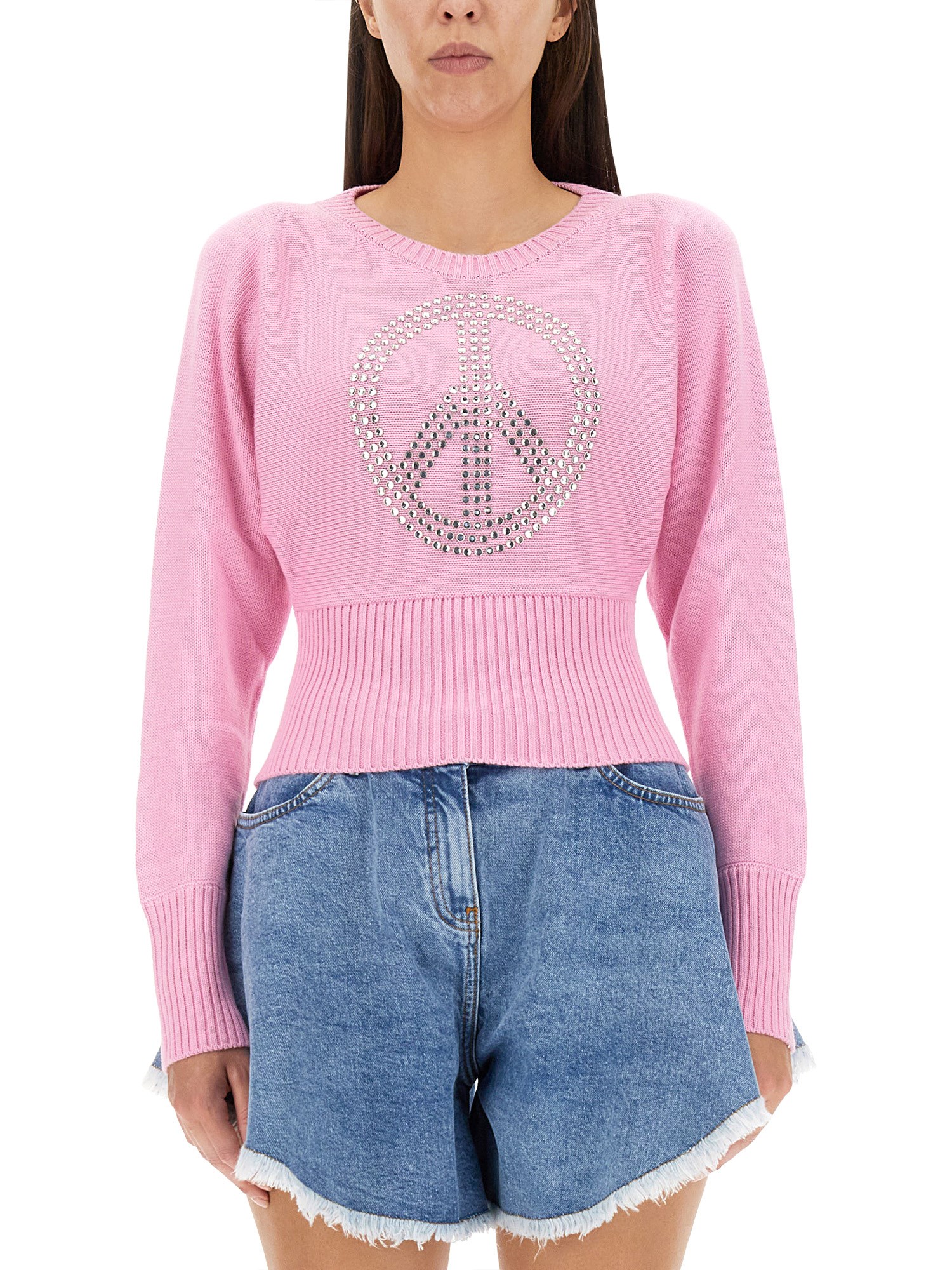 Moschino Jeans moschino jeans peace symbol jersey