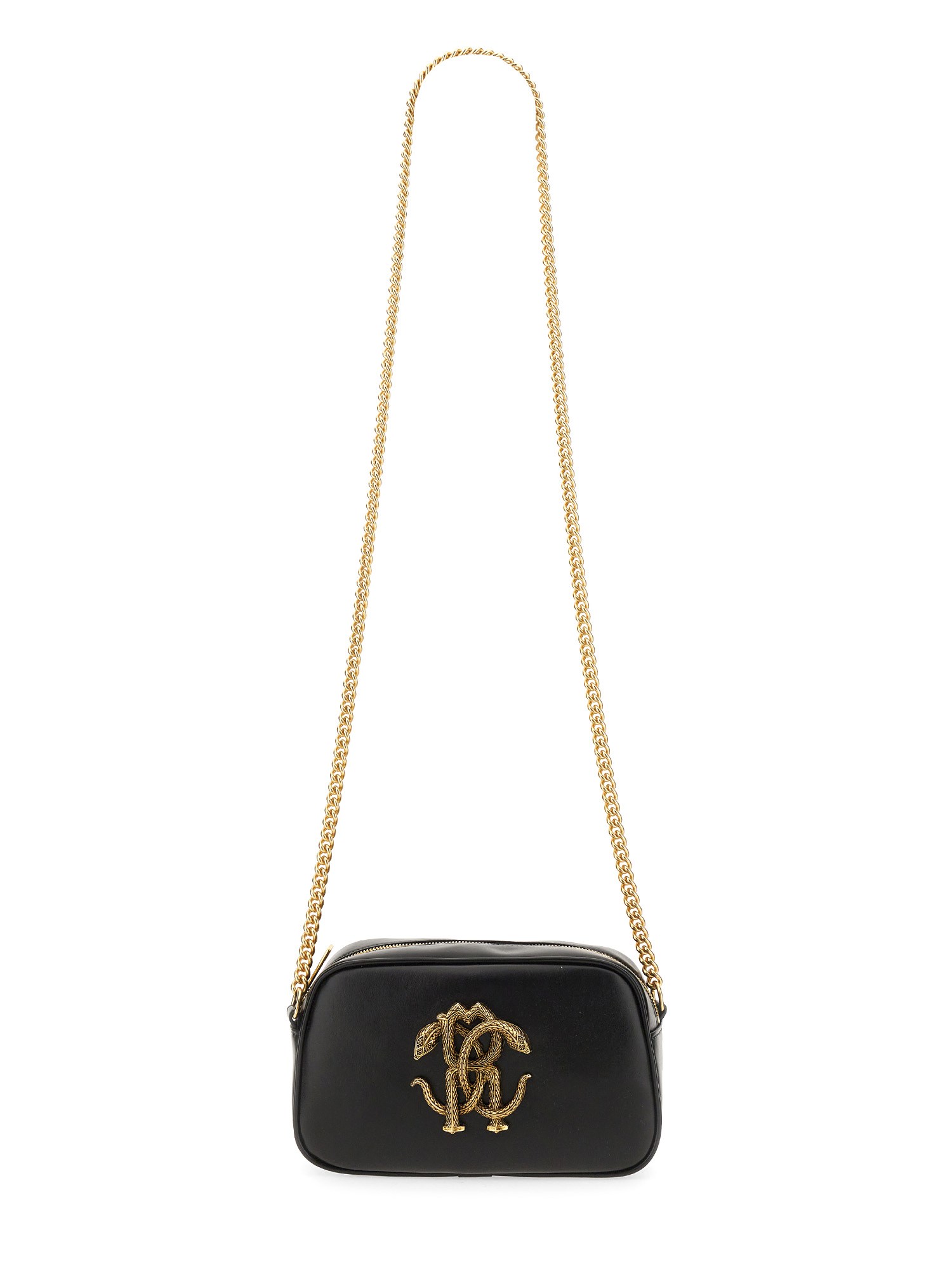 Roberto Cavalli roberto cavalli mirror snake shoulder bag