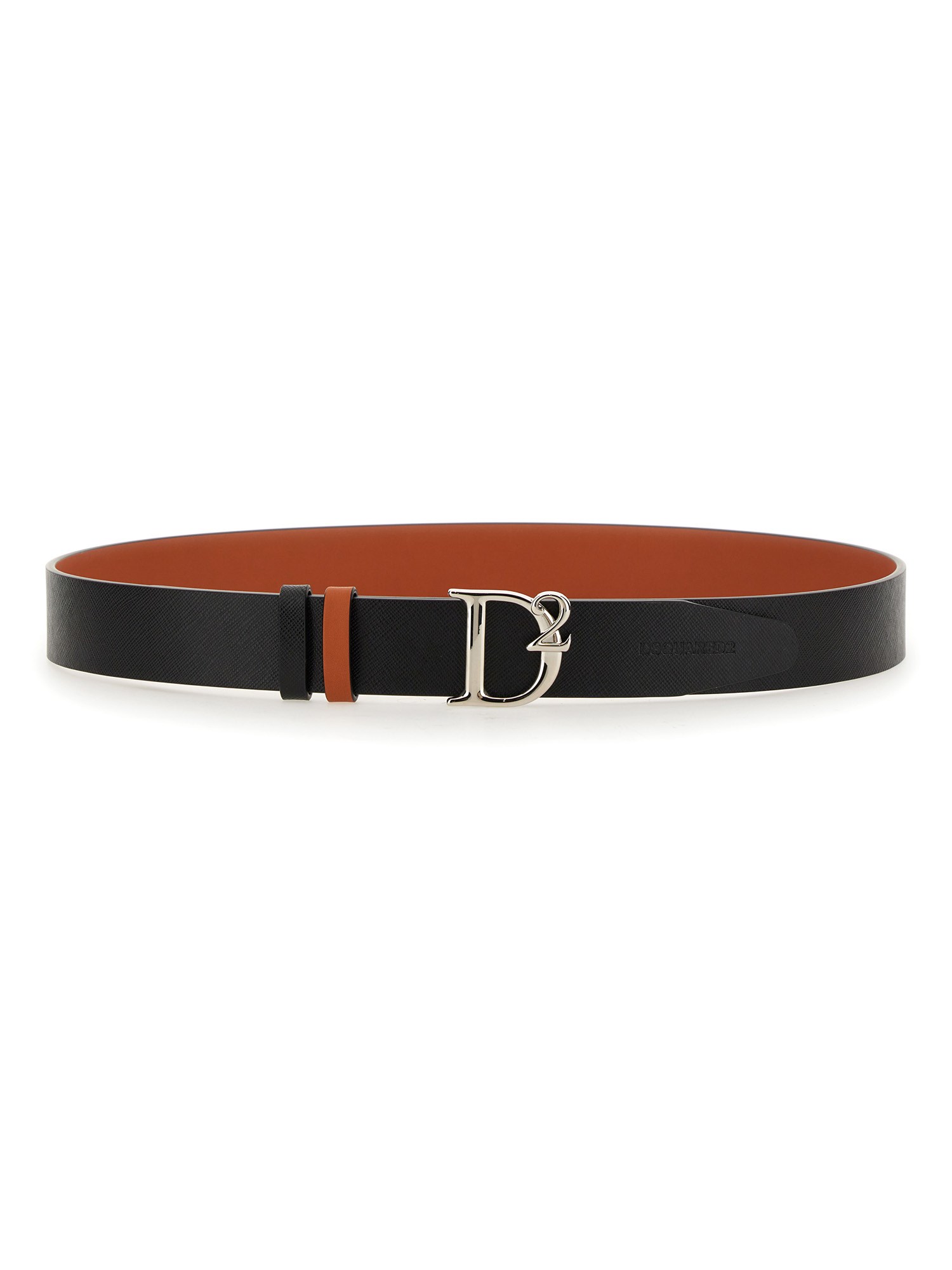 dsquared dsquared reversible belt with logo