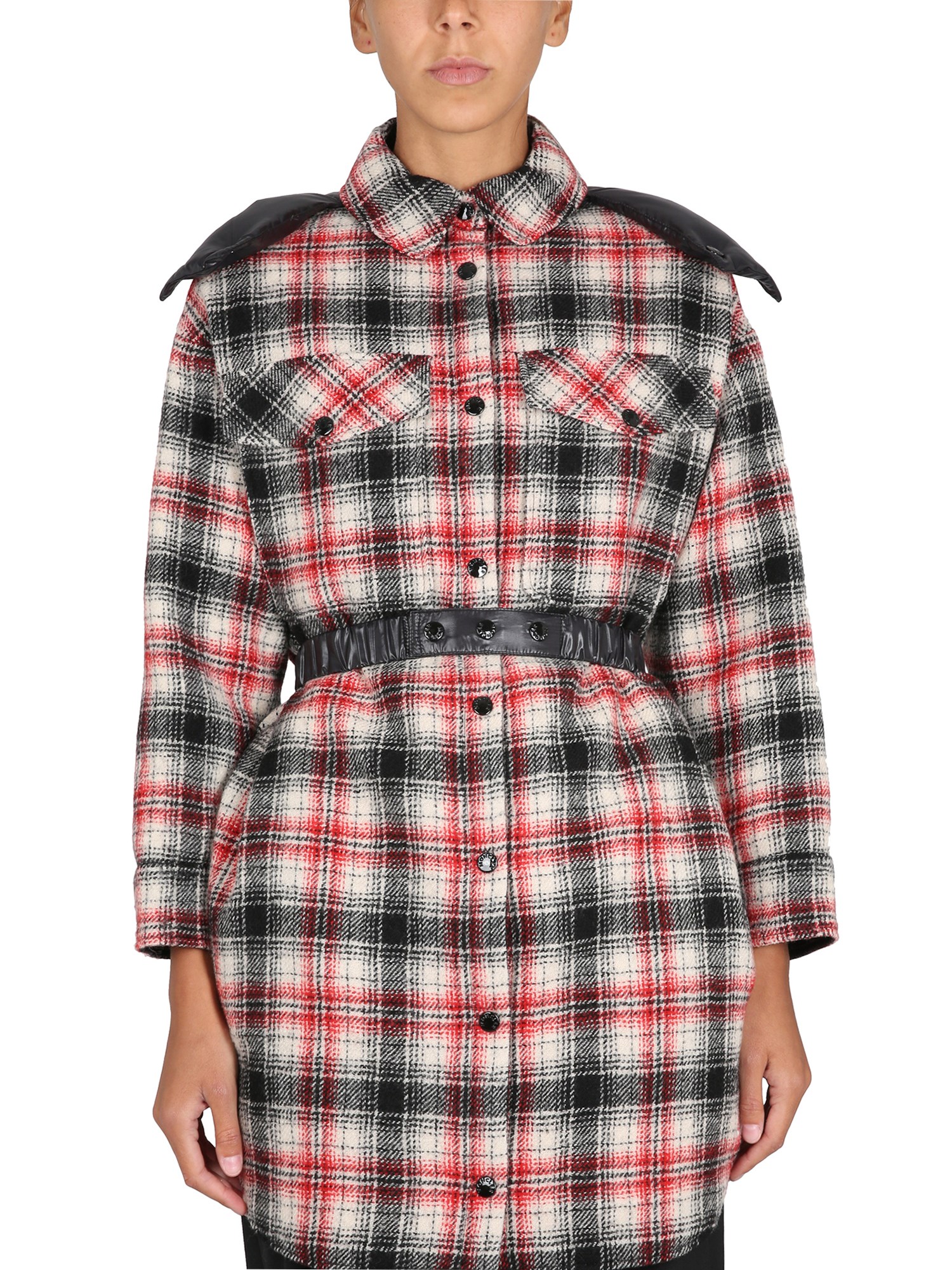 Moncler moncler reversible padded shirt dress