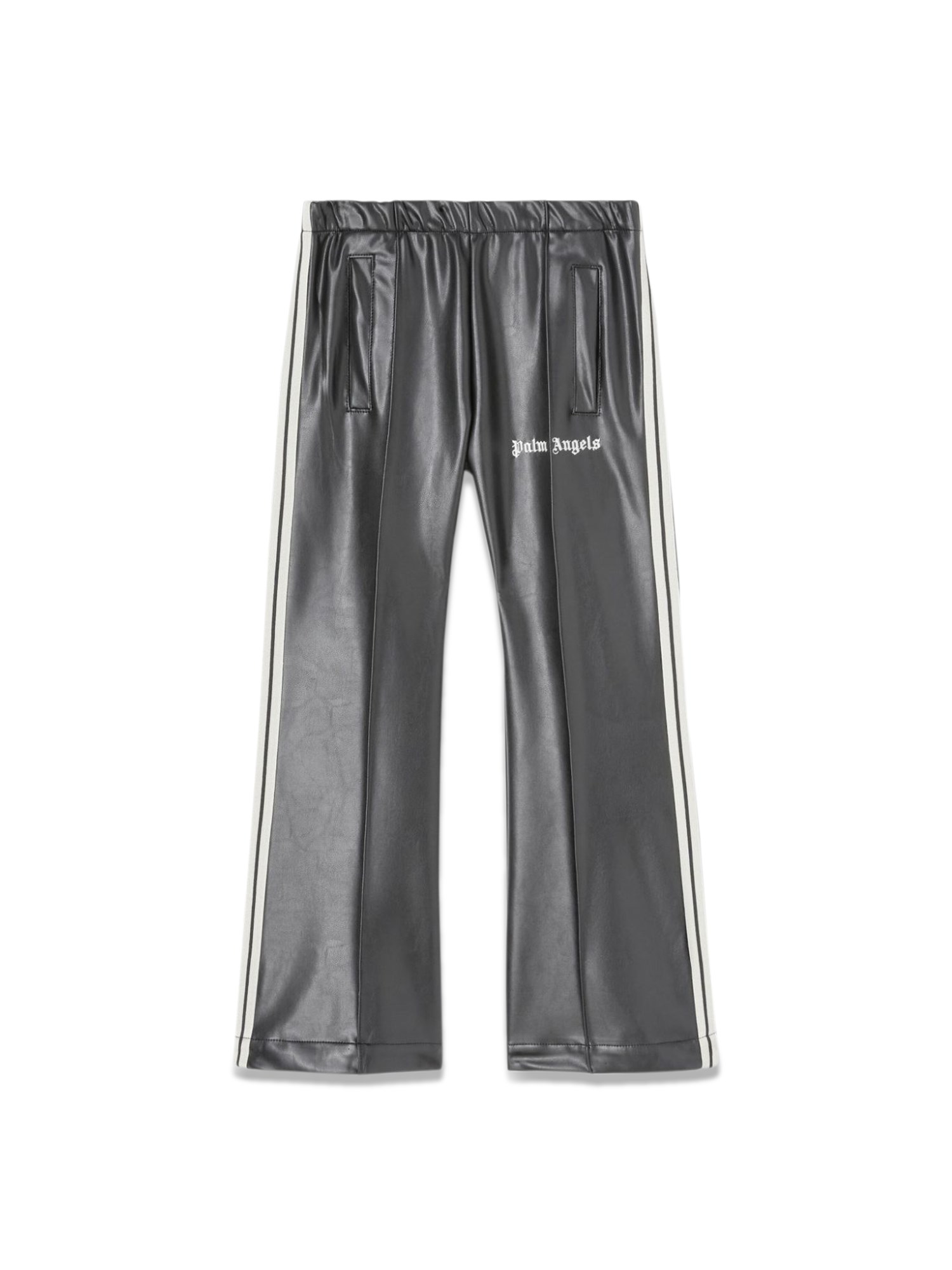 PALM ANGELS palm angels coated track flare pant