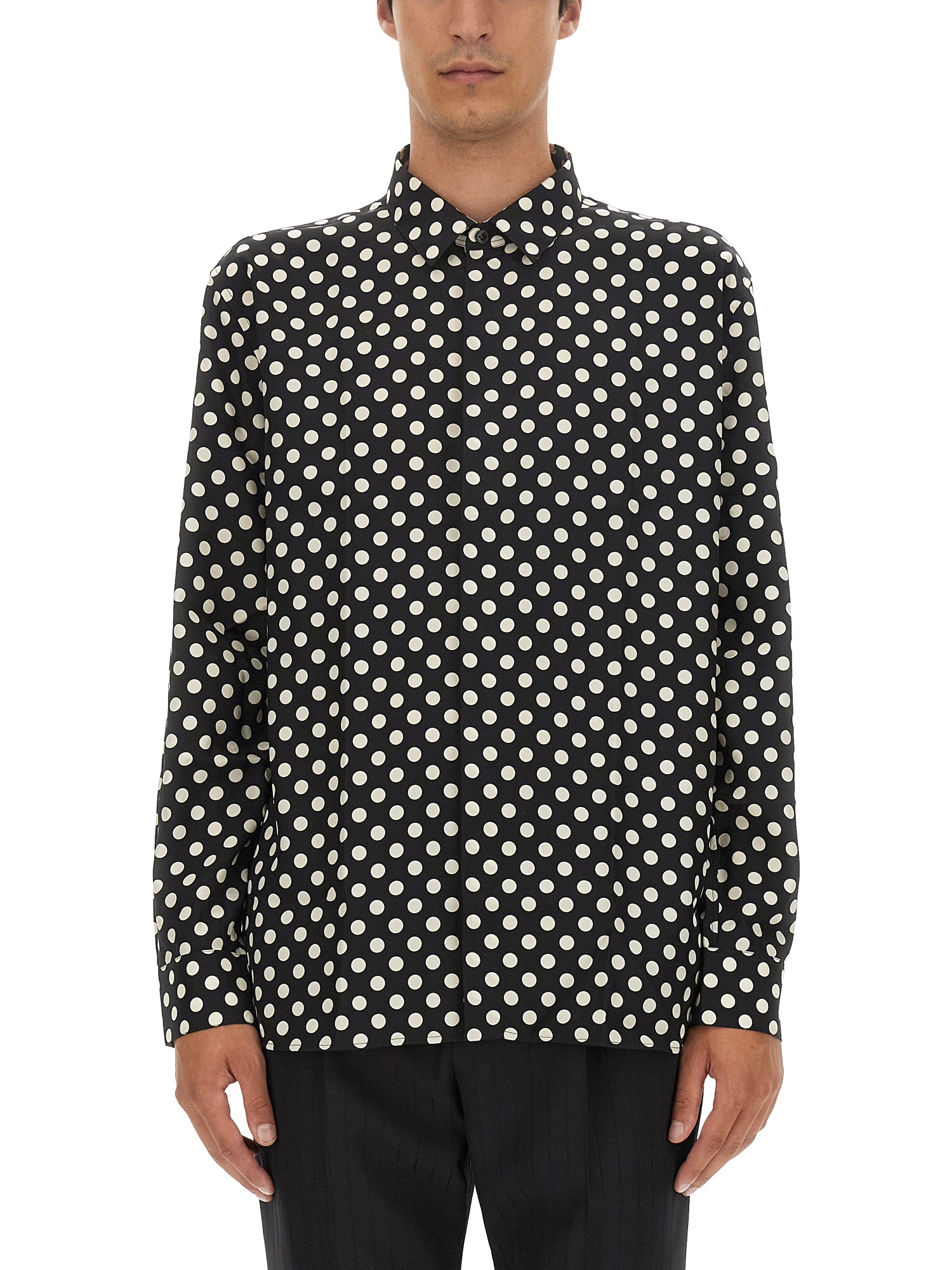 Saint Laurent saint laurent yves collar shirt