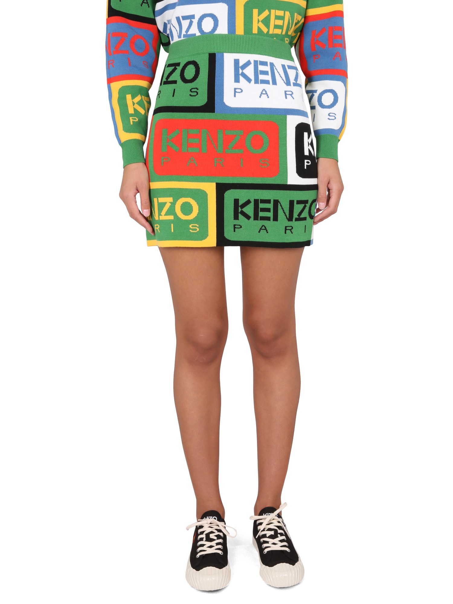 Kenzo kenzo kenzo labels miniskirt