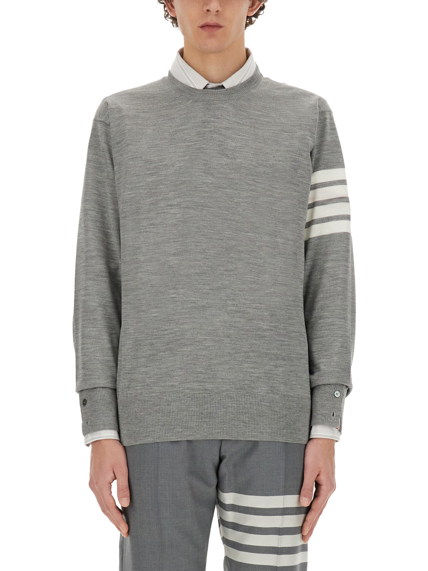 Thom Browne thom browne 4bar stripe jersey