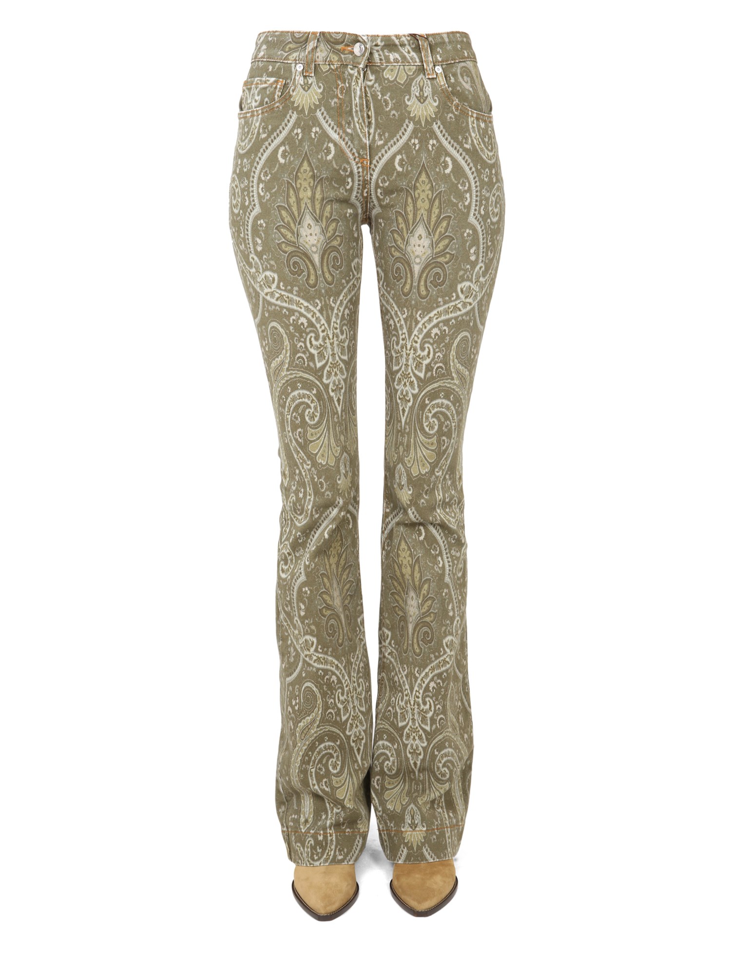 Etro etro paisley print jeans