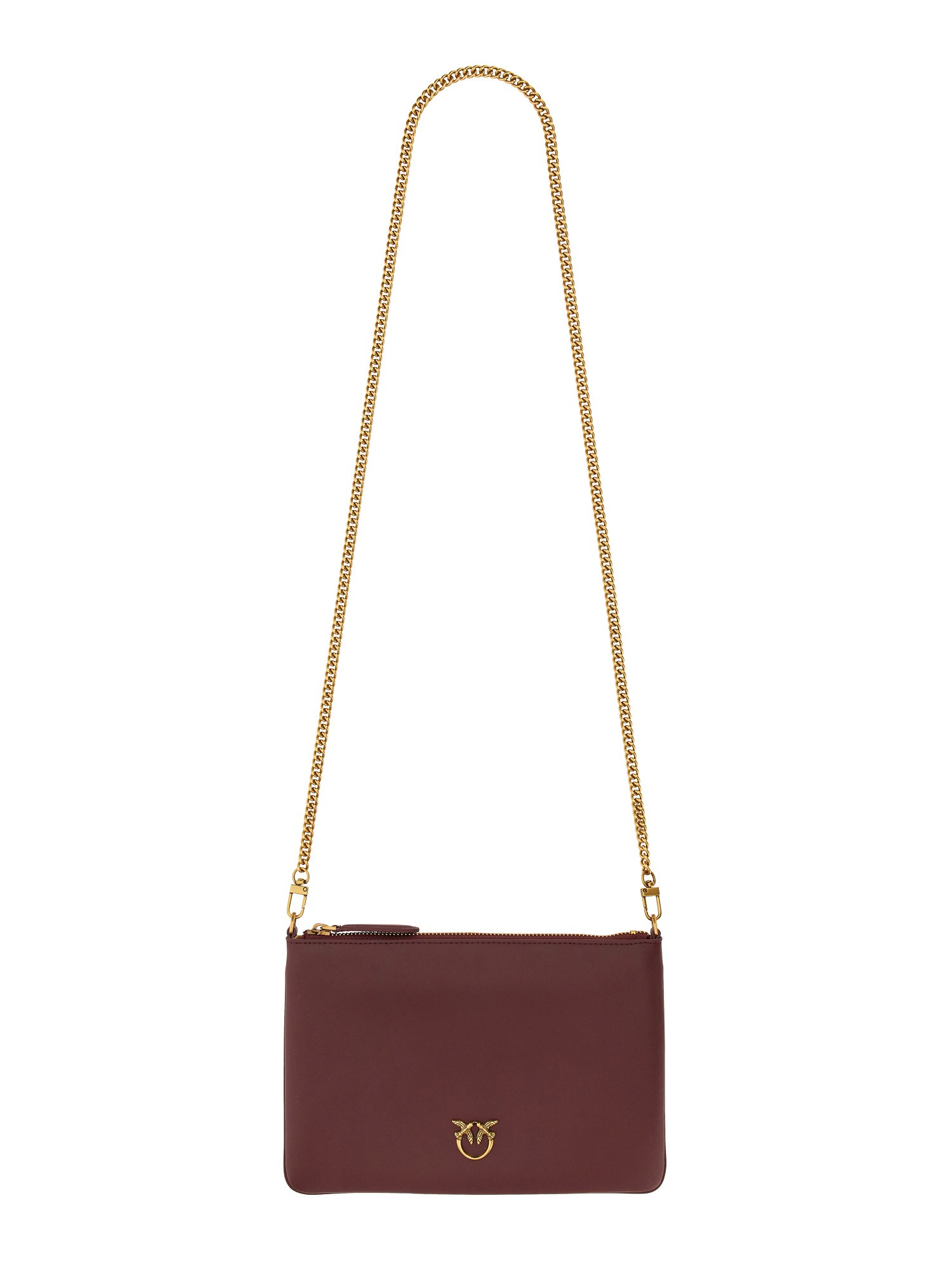 Pinko pinko flat classic "love" bag