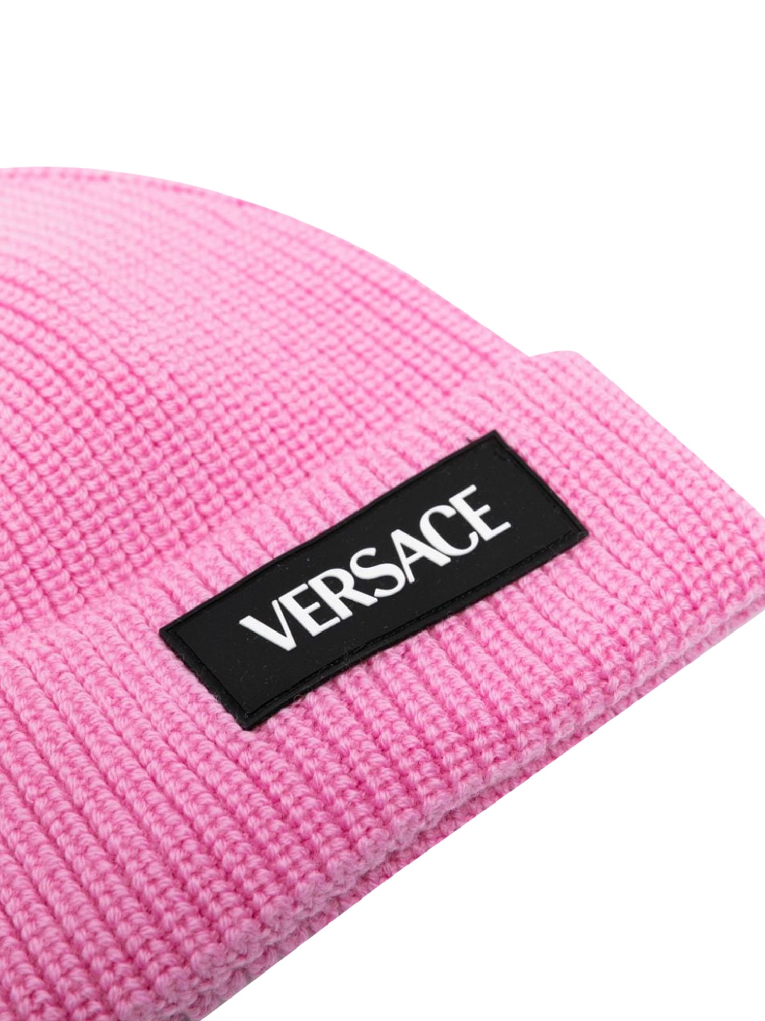 Versace versace beanie logo patch