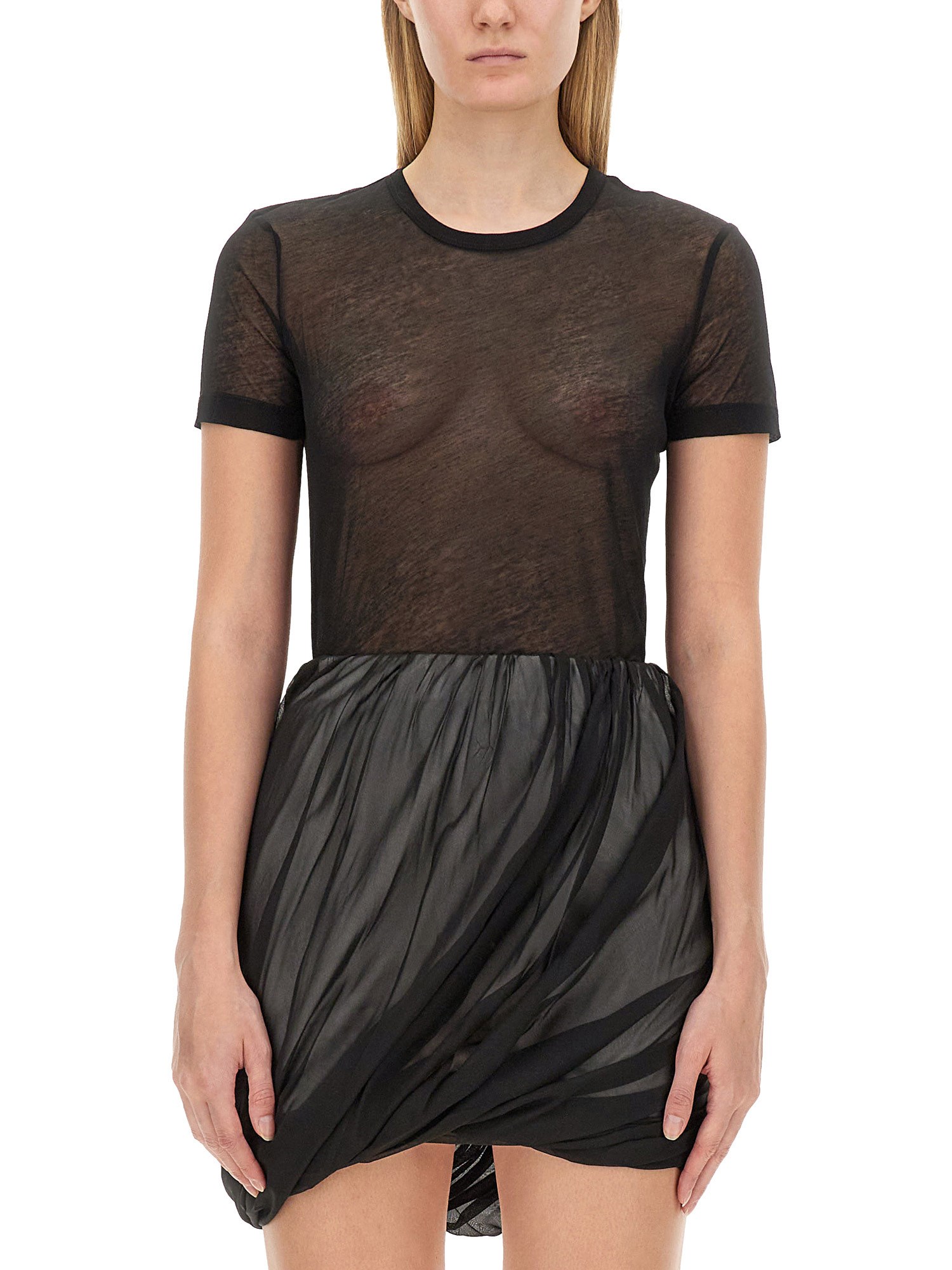 Helmut Lang helmut lang transparent t-shirt