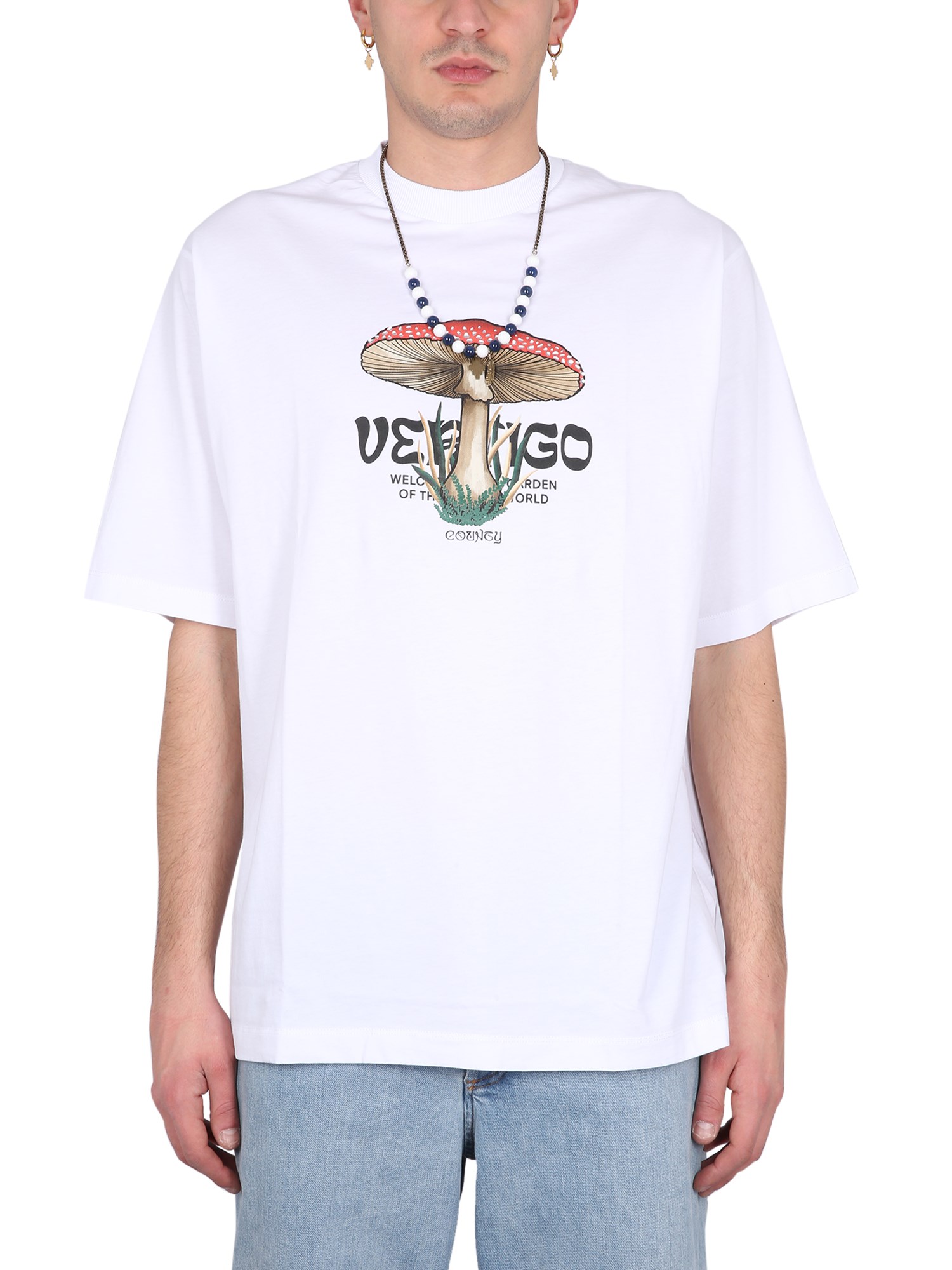 Marcelo Burlon County Of Milan marcelo burlon county of milan mushroom vertigo t-shirt