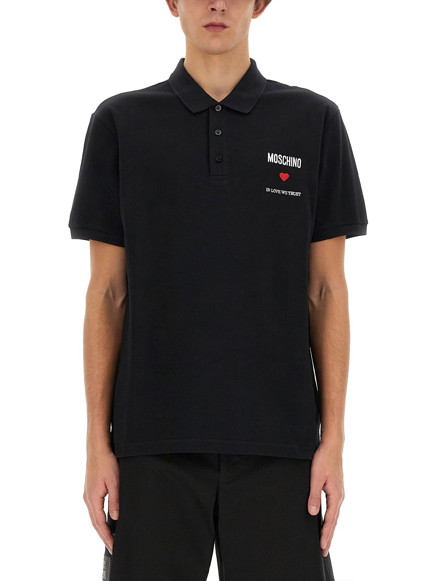 Moschino moschino polo with logo