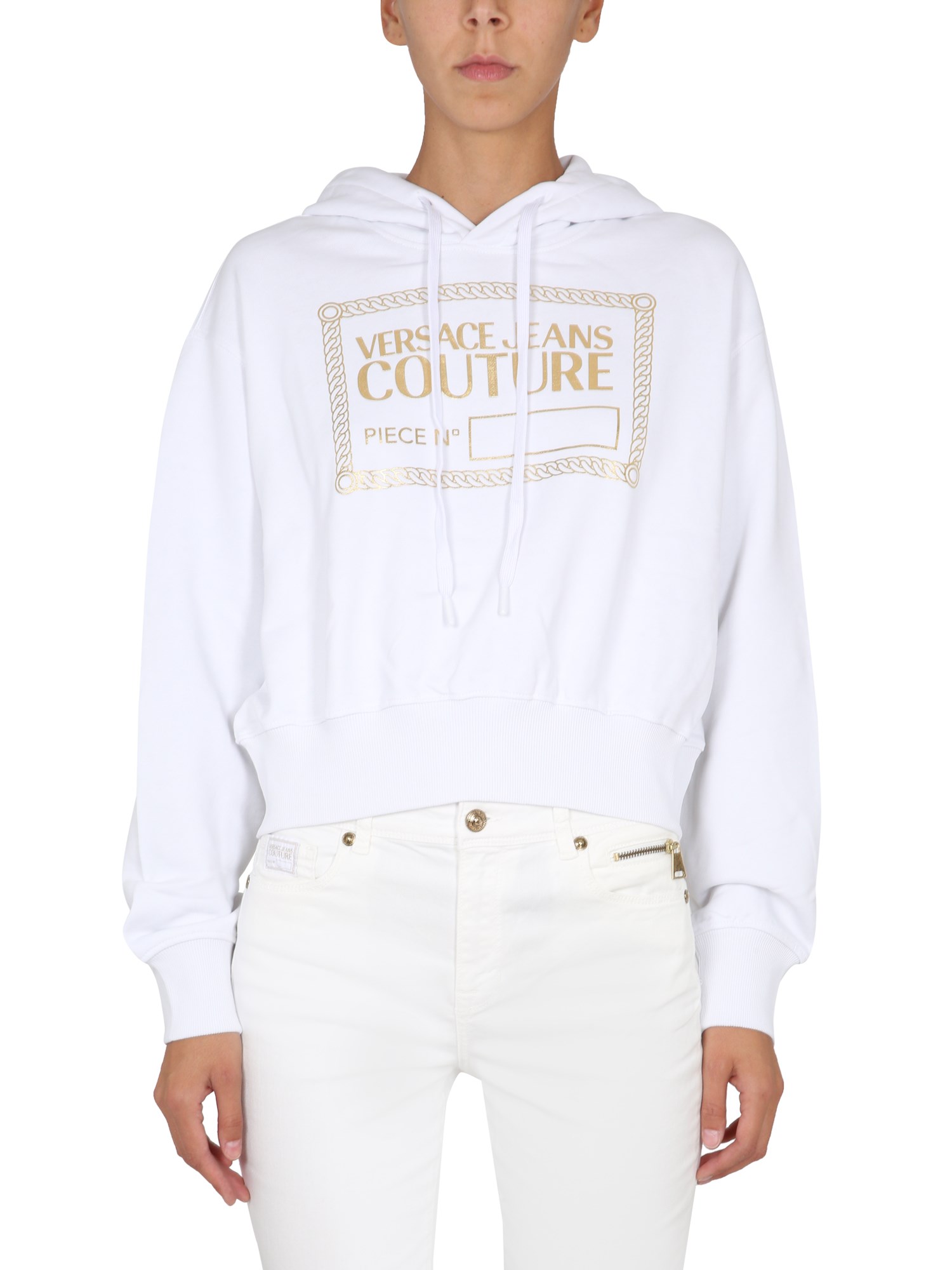 Versace Jeans Couture versace jeans couture sweatshirt with logo print