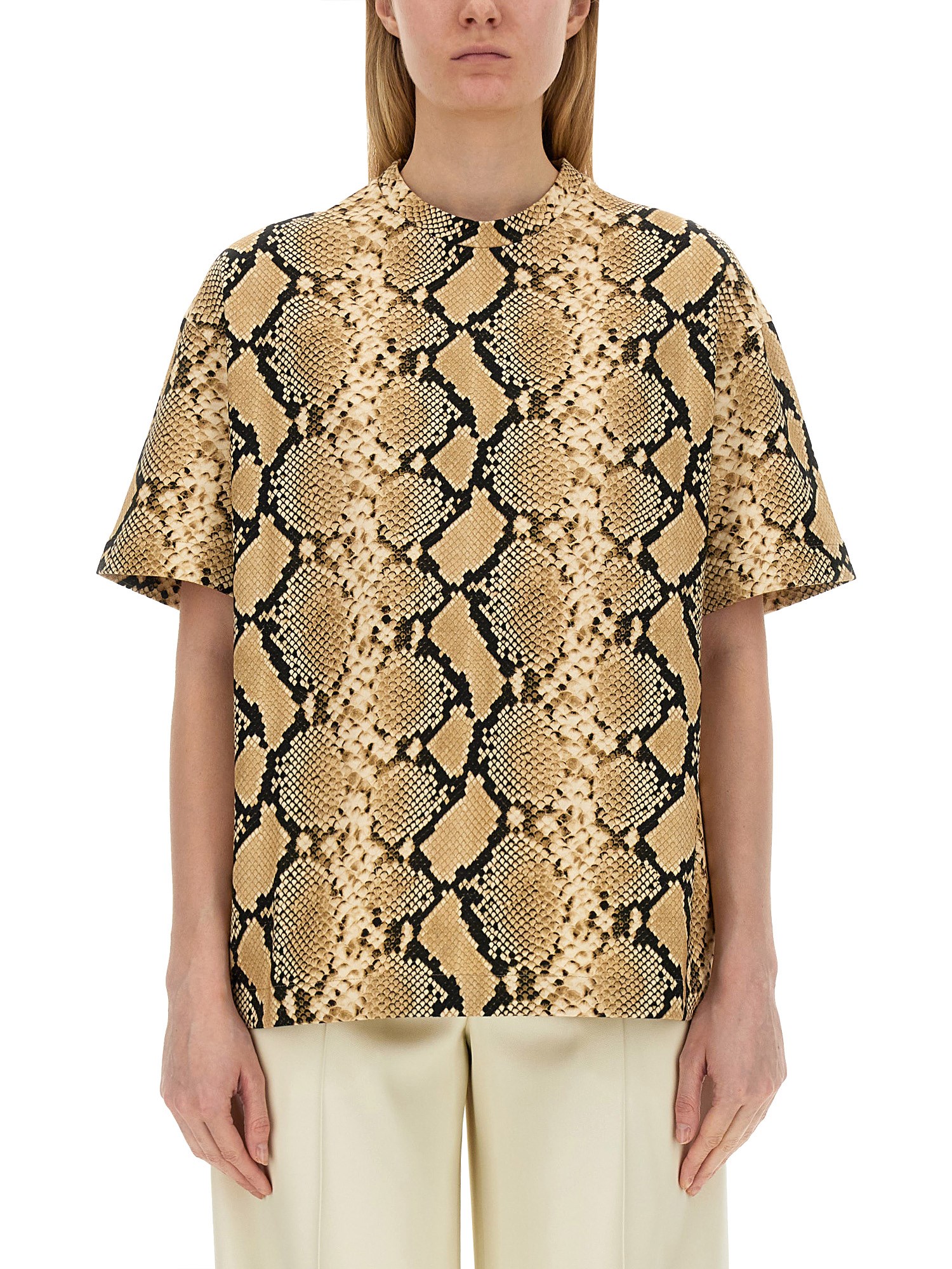 Jil Sander jil sander t-shirt with animal pattern