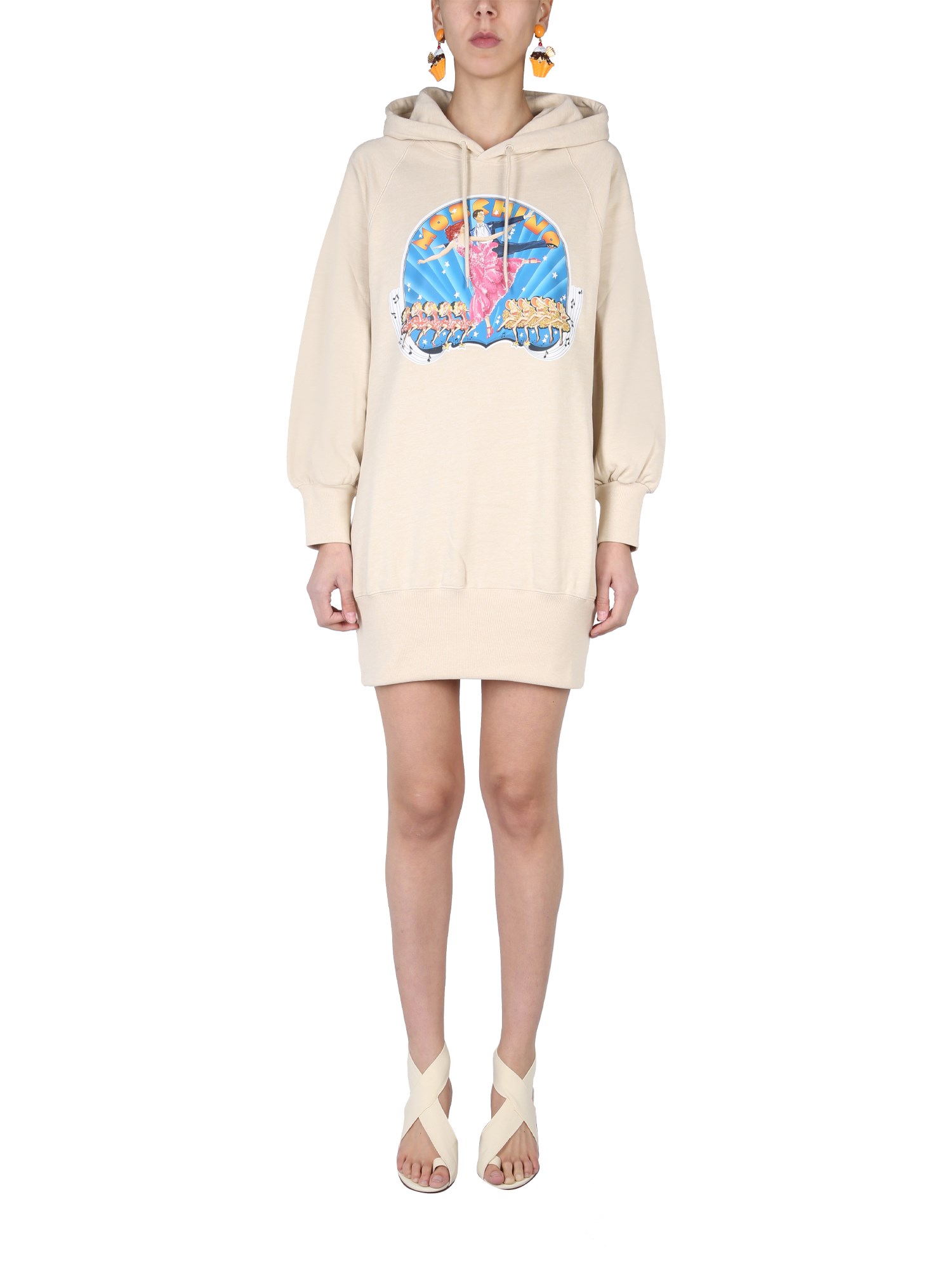 Moschino moschino sweatshirt print dress