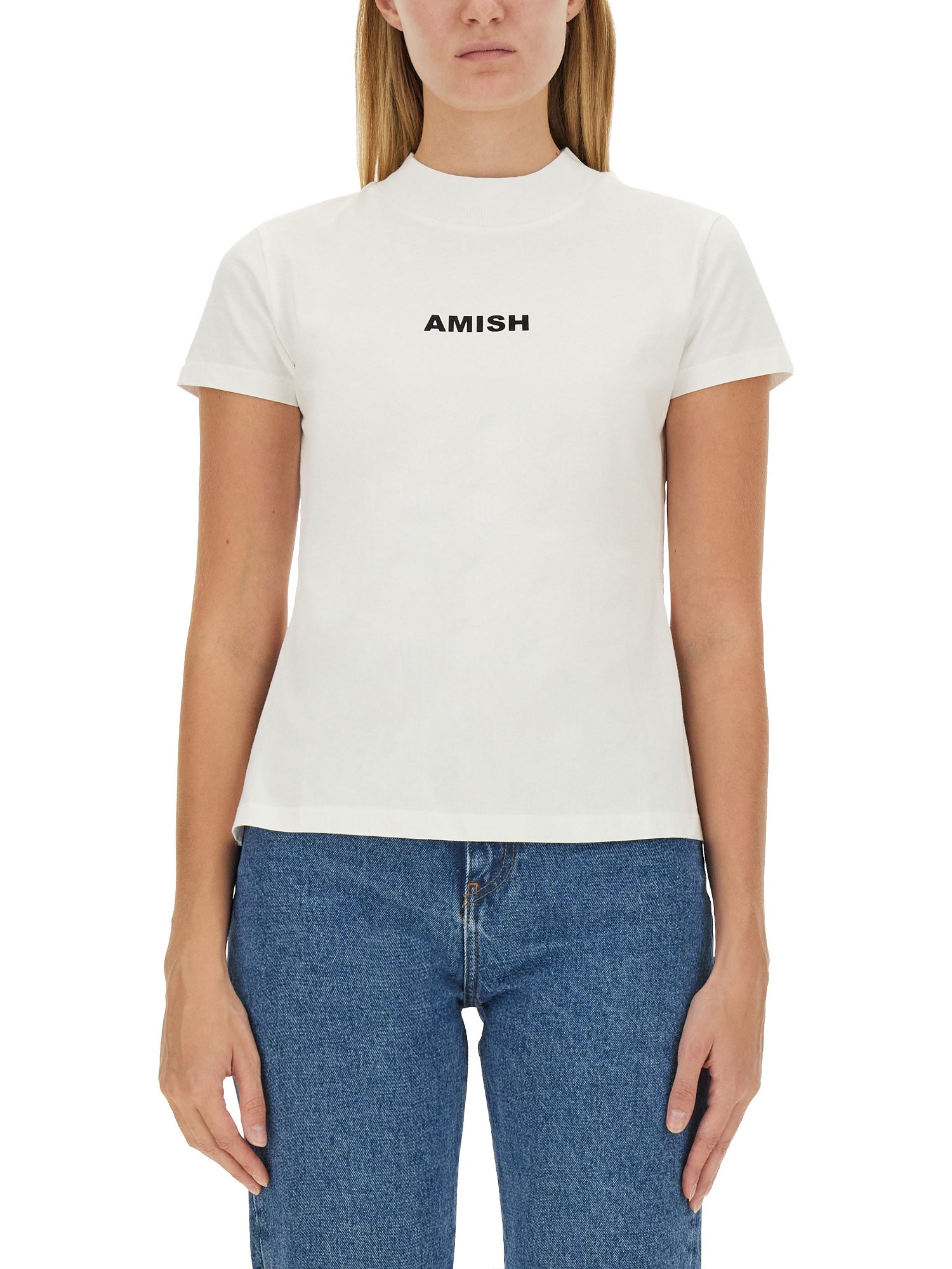 Amish amish t-shirt with logo