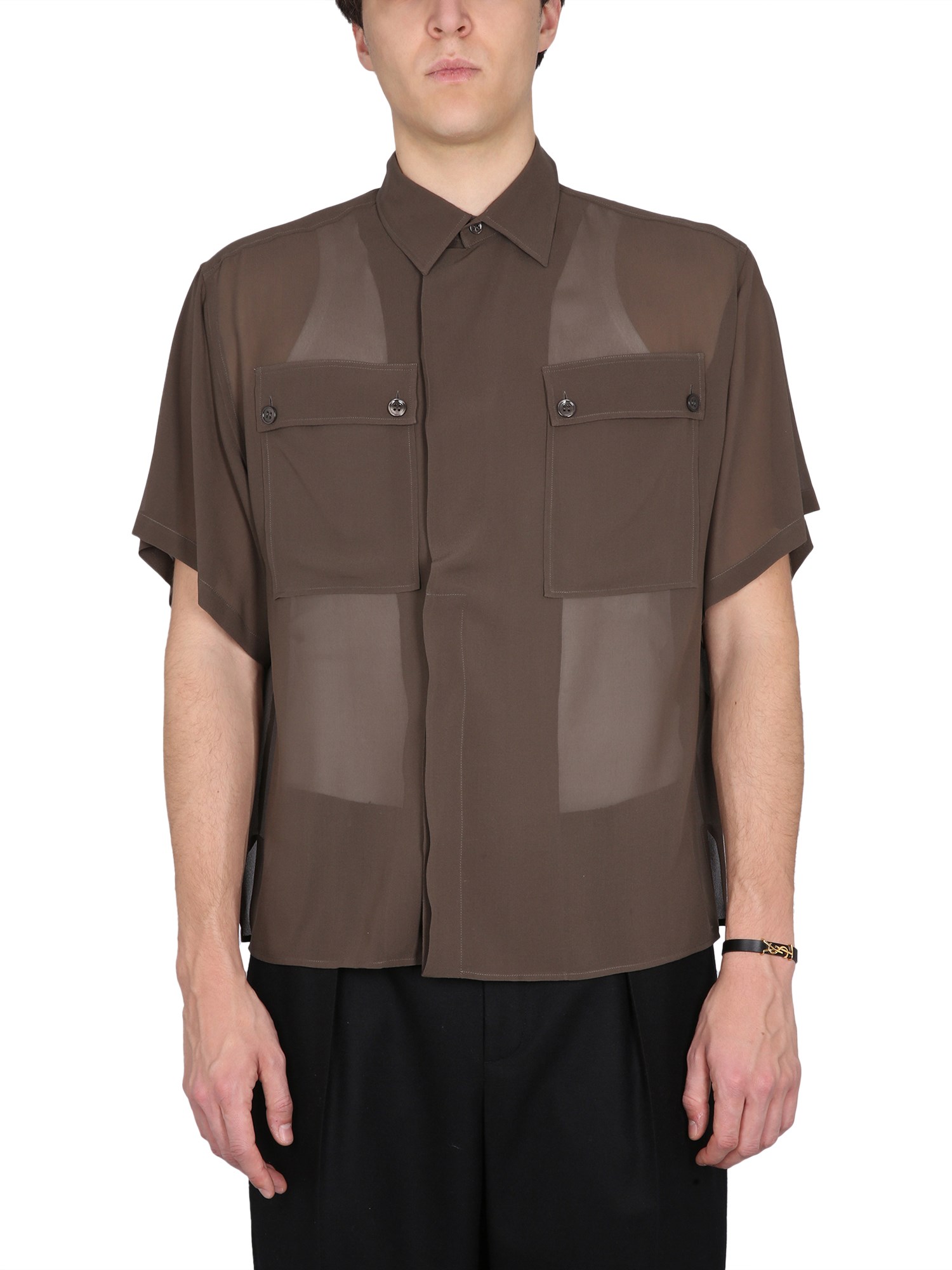 Saint Laurent saint laurent silk shirt