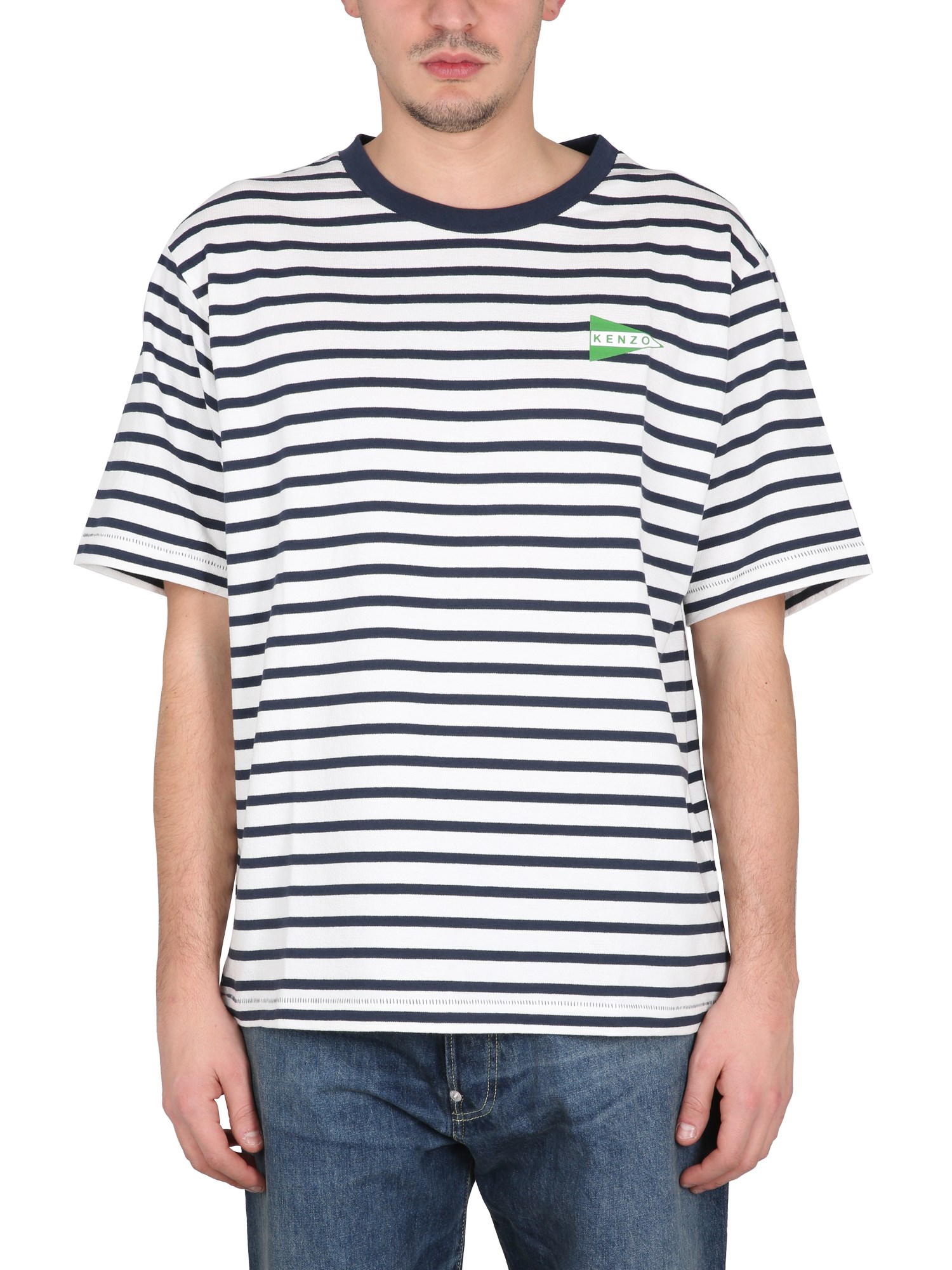 Kenzo kenzo 'nautical stripes' oversized t-shirt