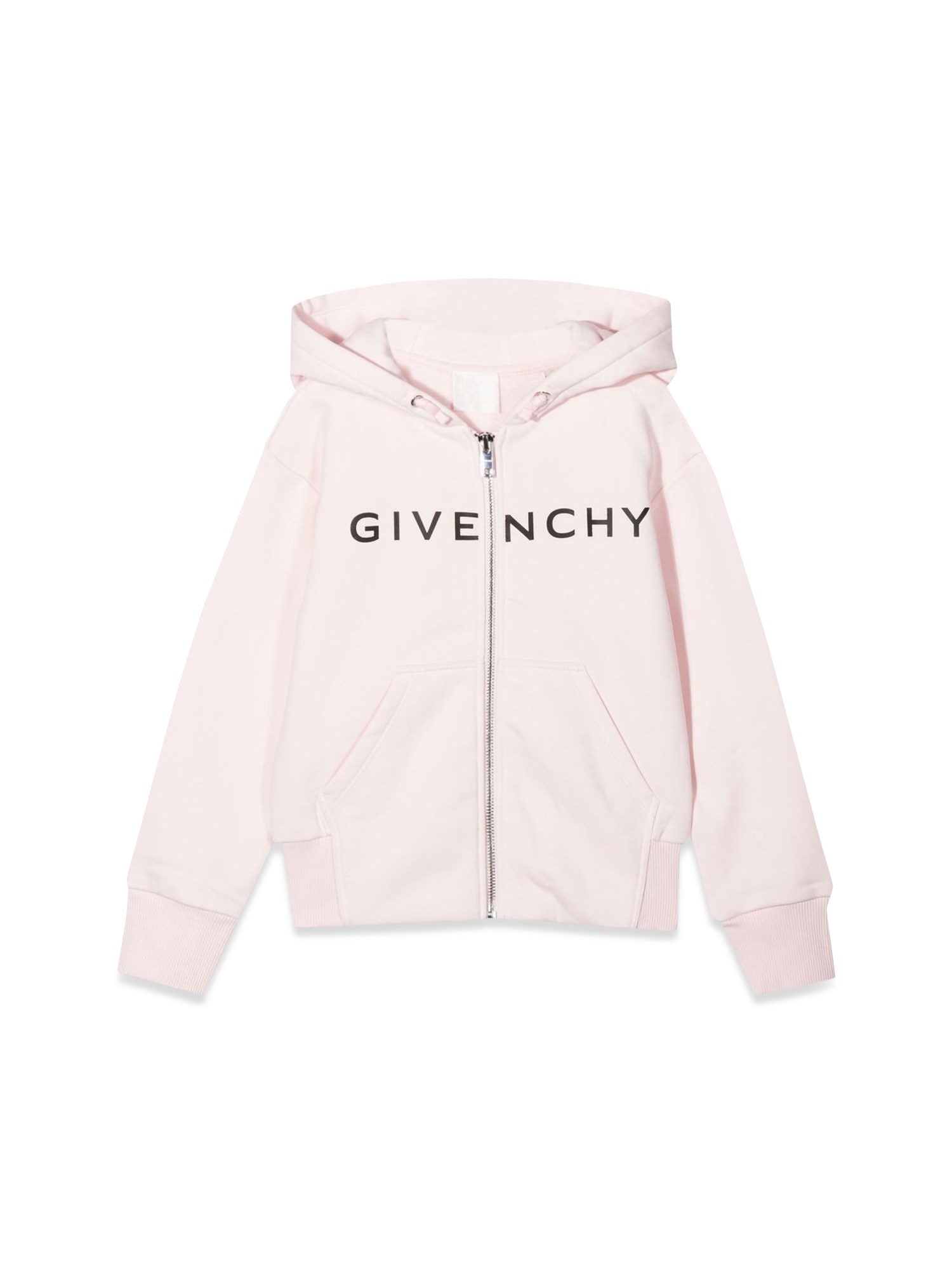 Givenchy givenchy zipper hooded cardigan with logo