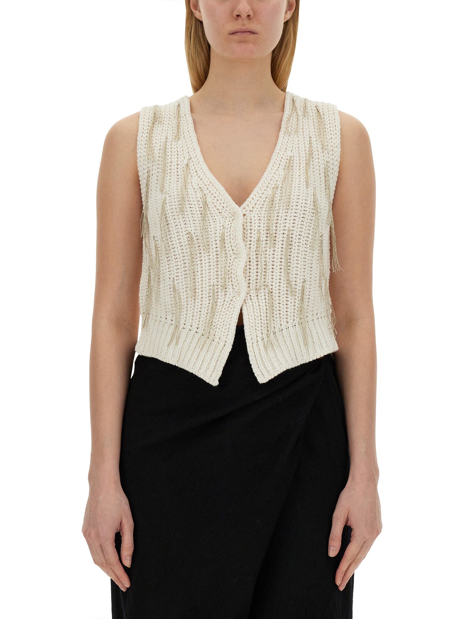 Alysi alysi knitted vest