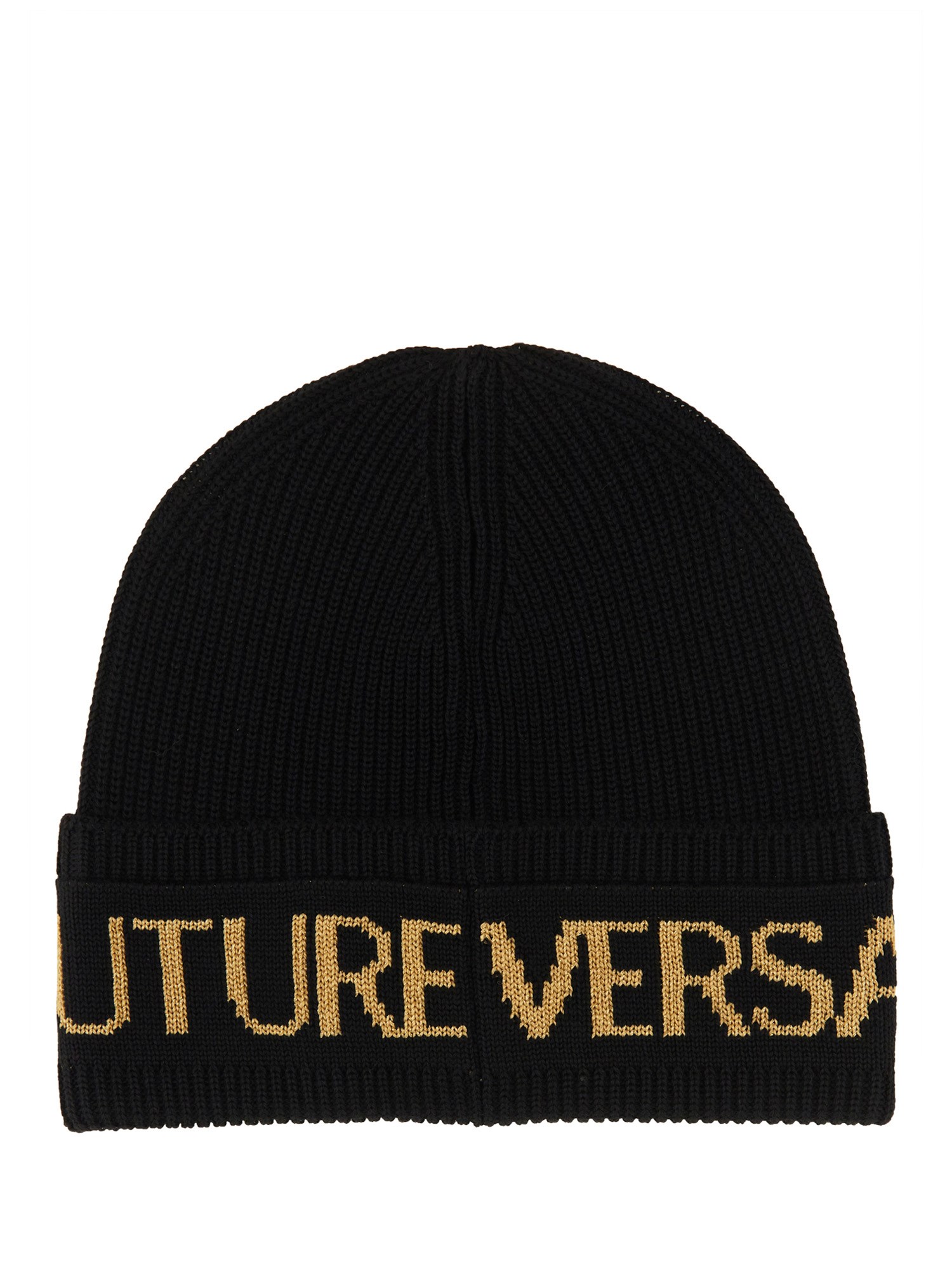 Versace Jeans Couture versace jeans couture beanie hat with logo