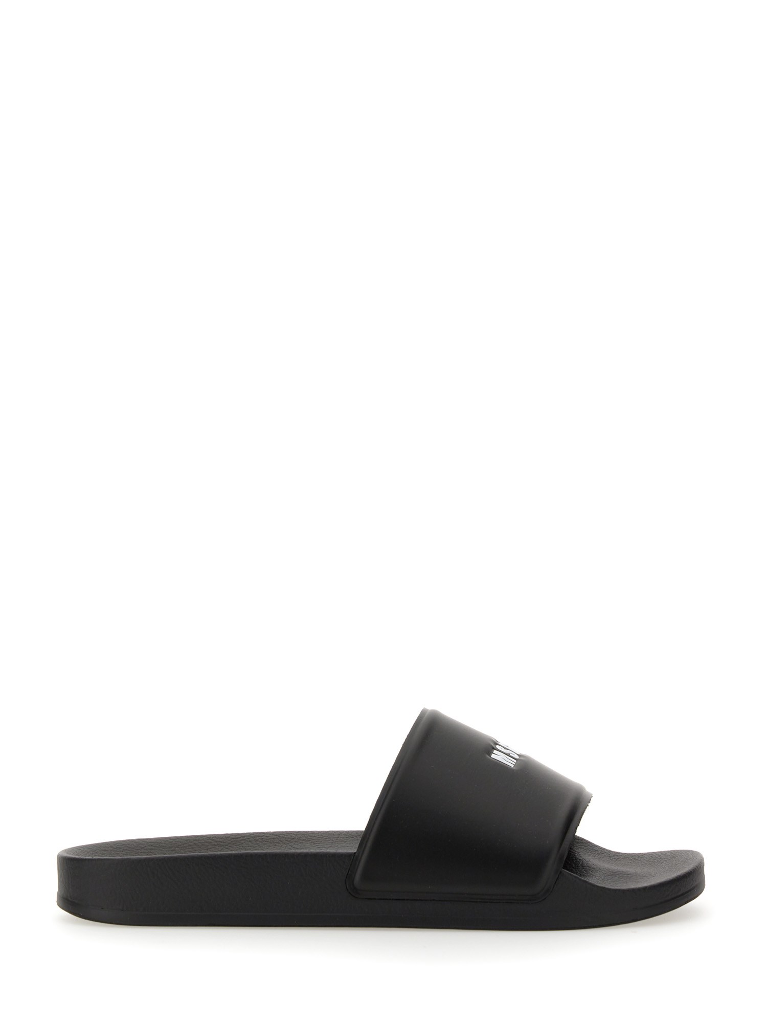 Msgm msgm slide sandal with logo