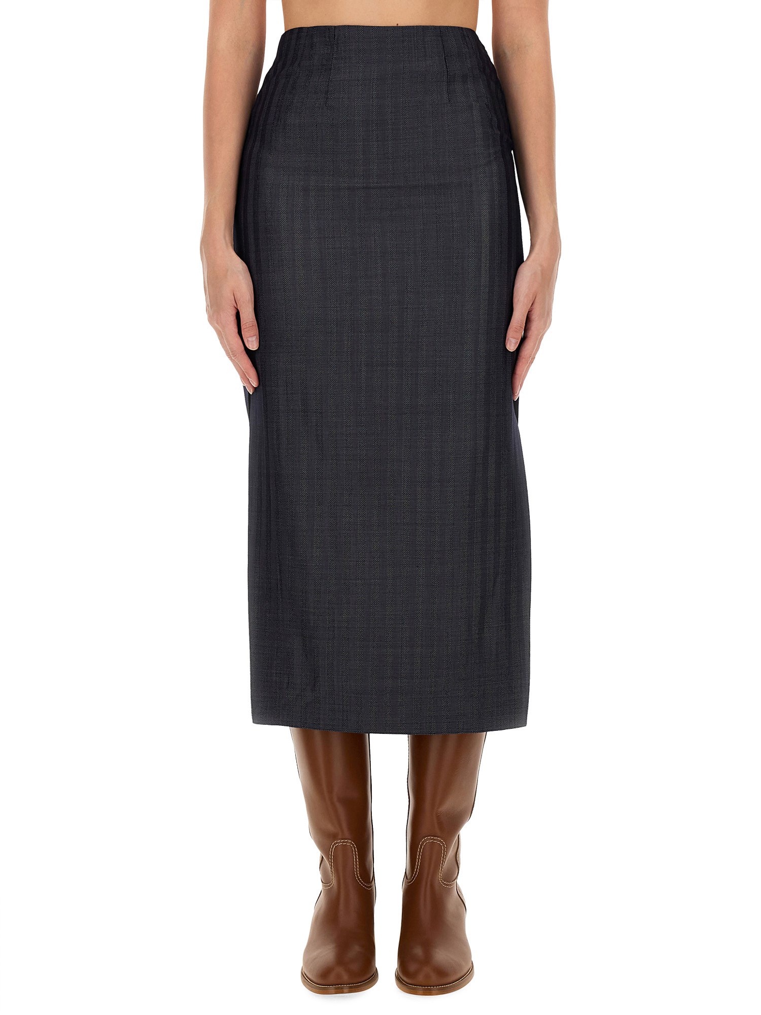 Etro etro wool blend pencil skirt