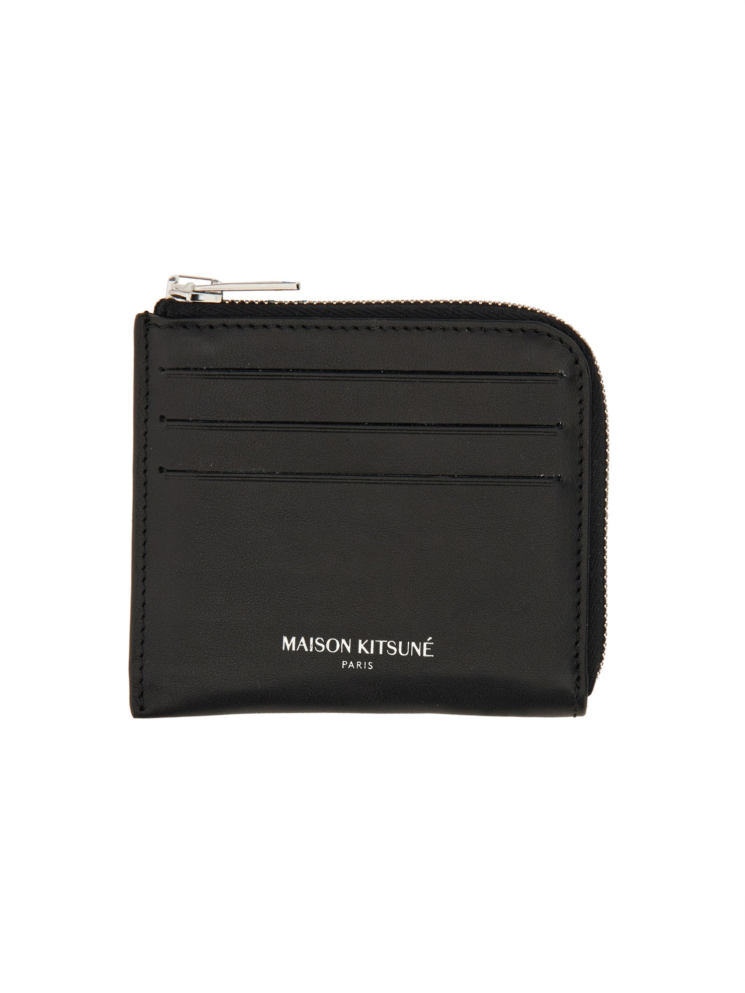 Maison Kitsuné maison kitsuné card holder with logo