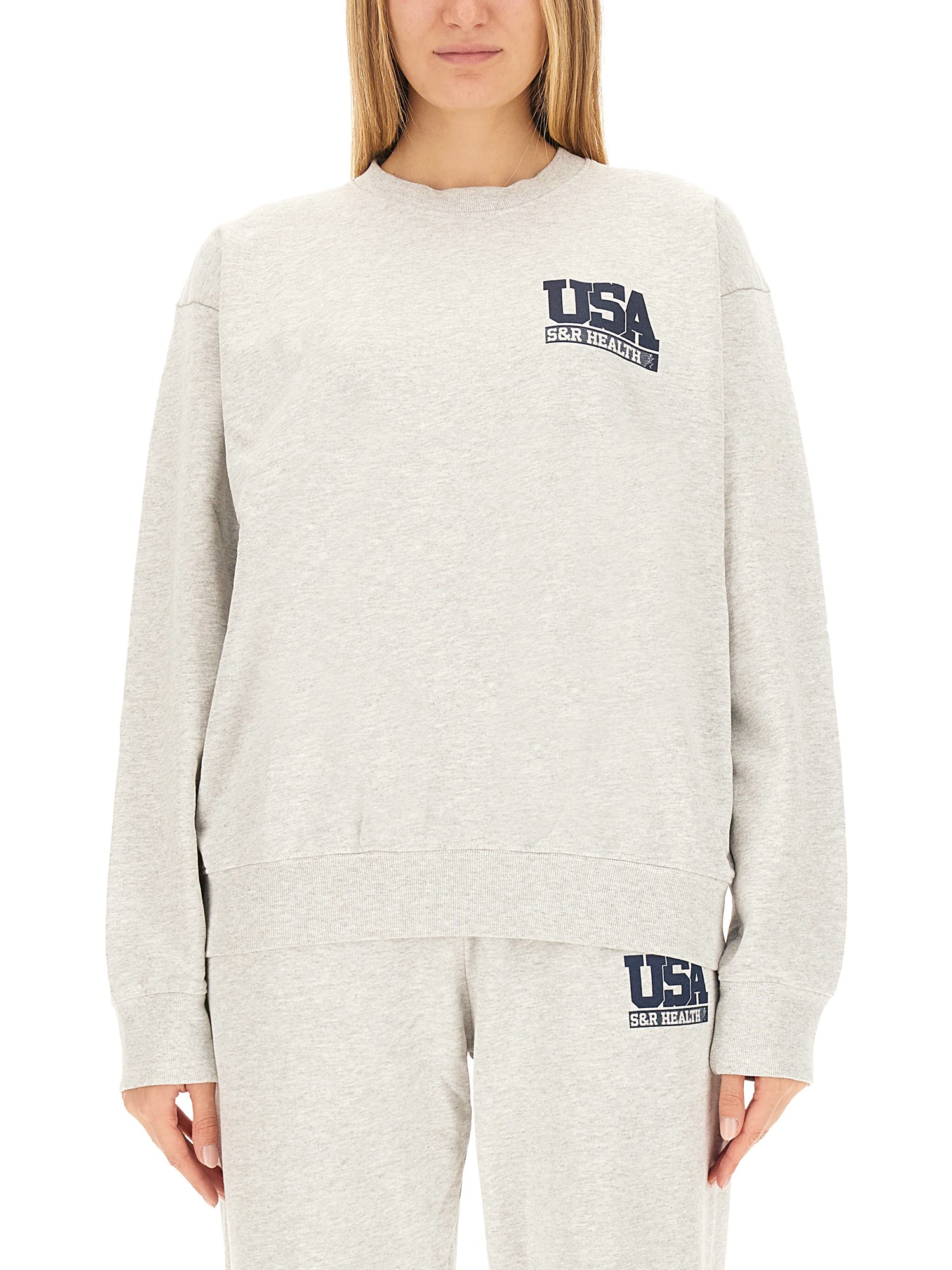 Sporty & Rich sporty & rich sweatshirt with logo