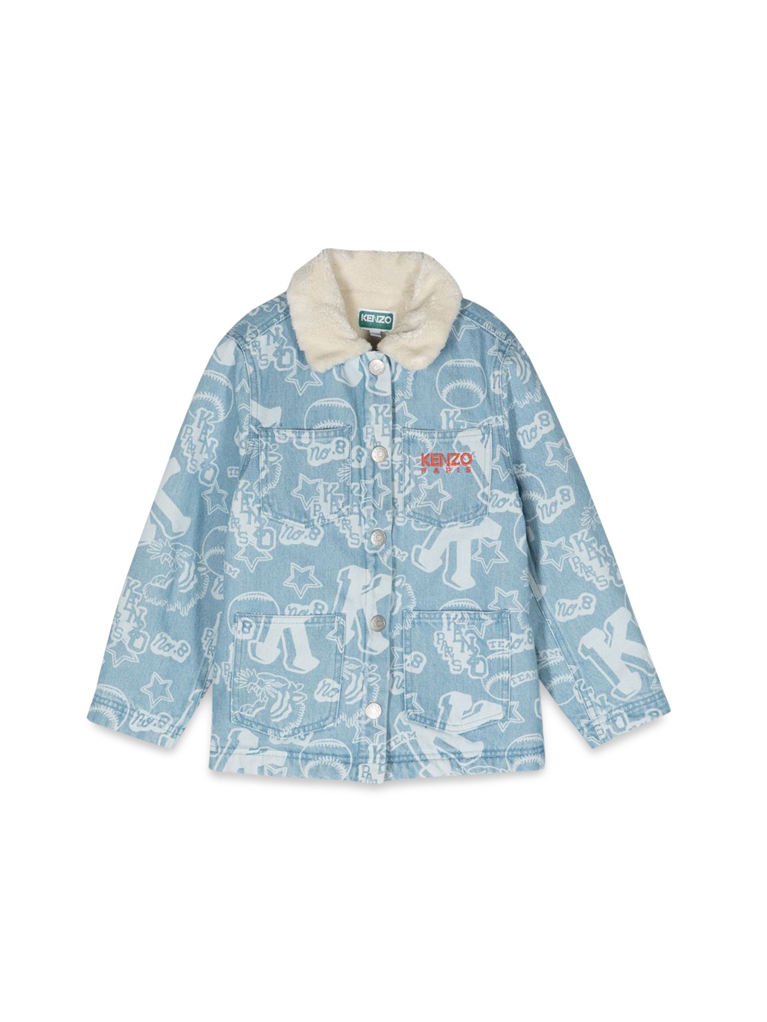 Kenzo kenzo patterned denim jacket