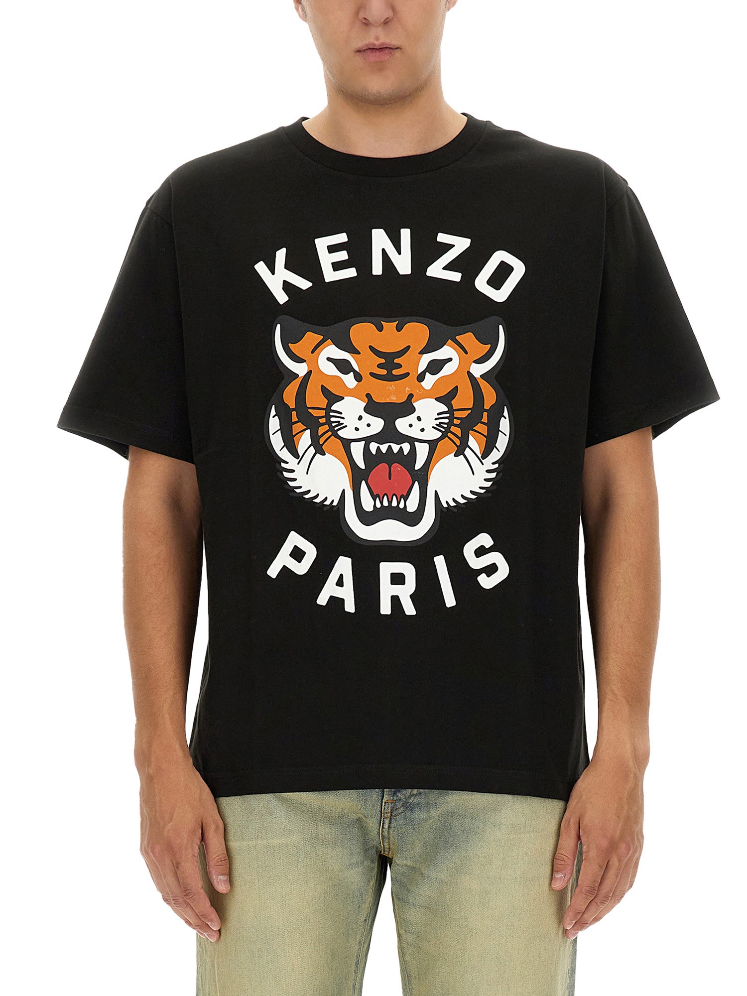 Kenzo kenzo tiger logo t-shirt