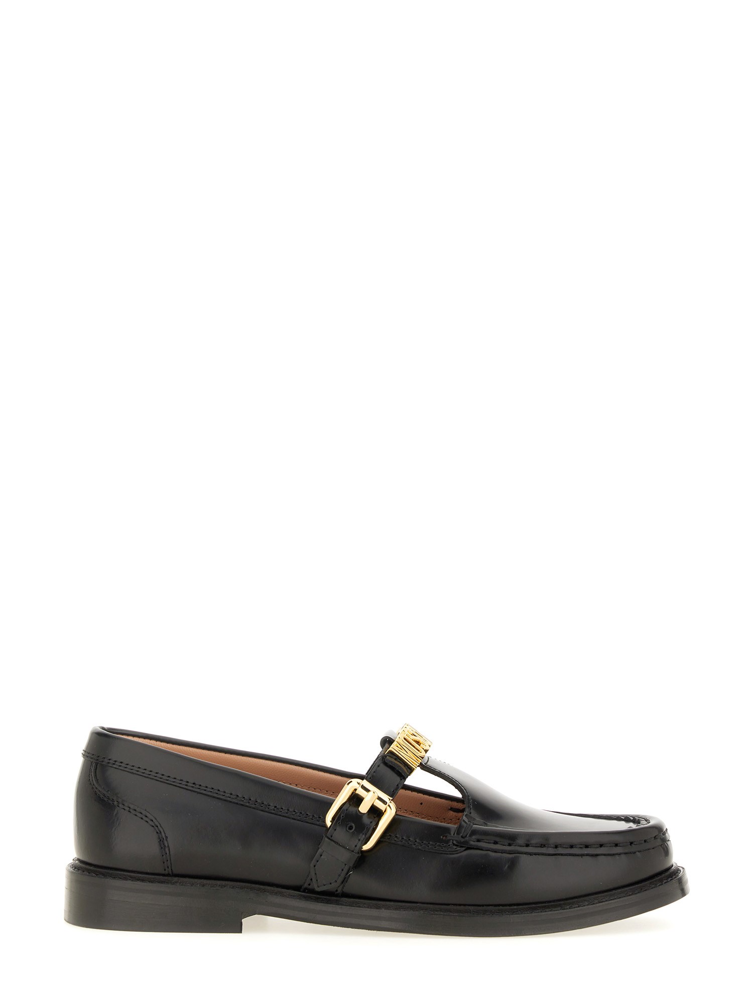 Moschino moschino leather loafer